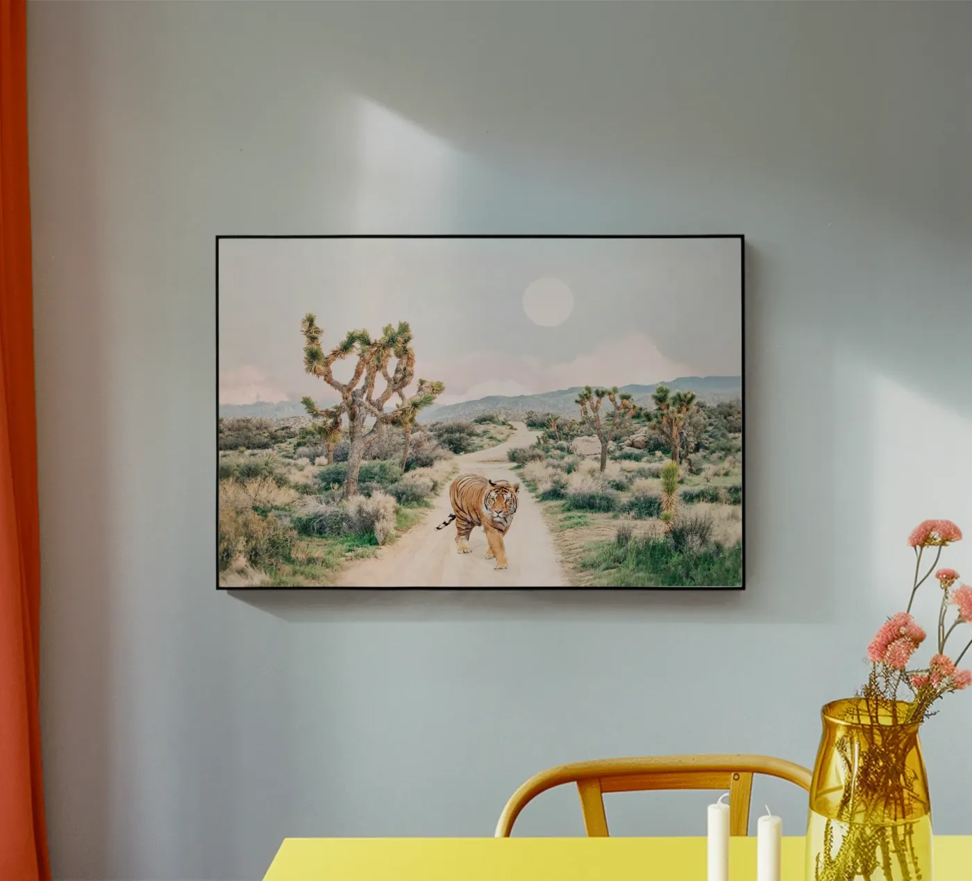 Wandering Tiger acryl van Kathrin Pienaar