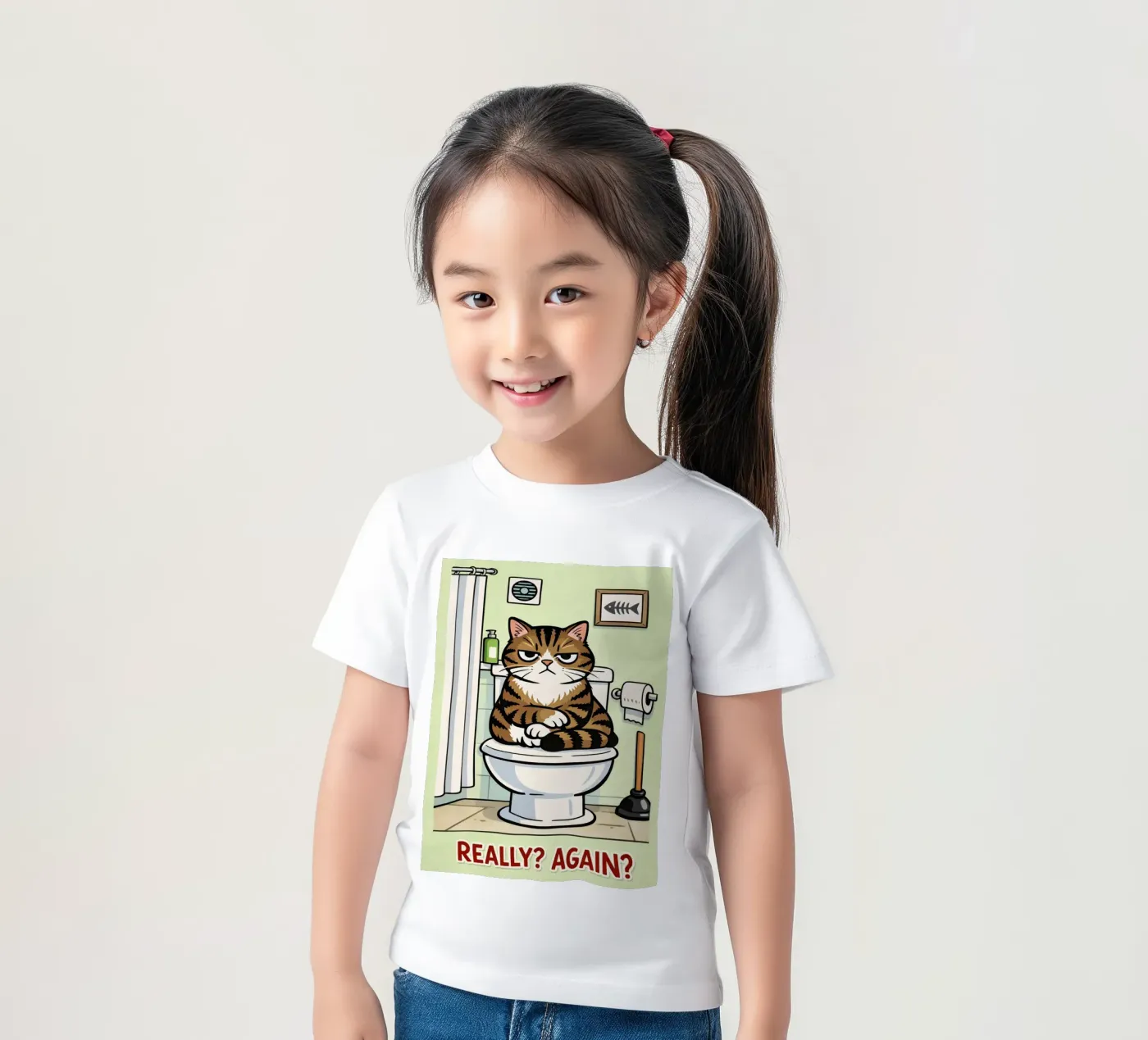 really again cat t-shirt bambini da dahlianz