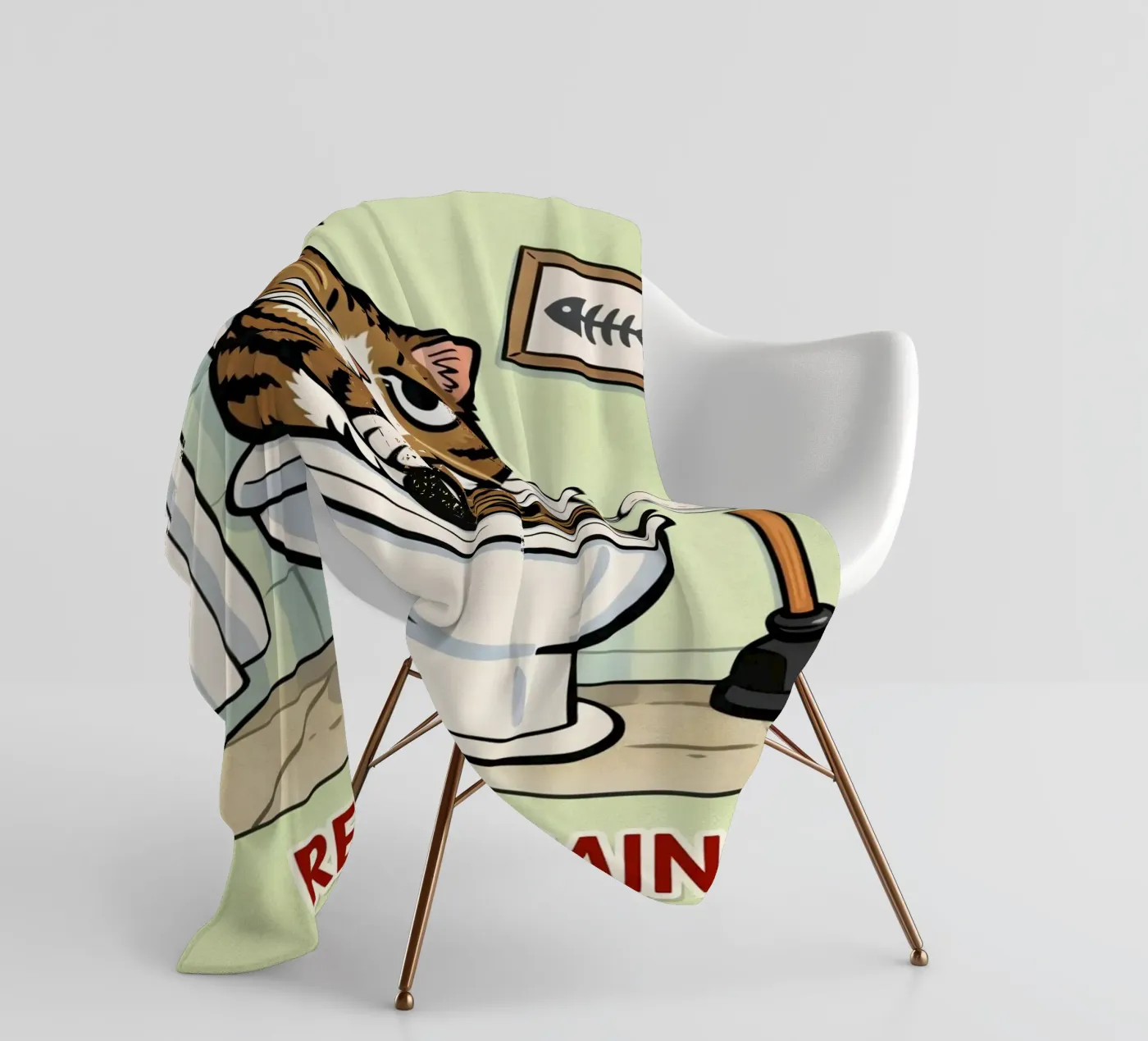 echt weer kat fleecedeken van dahlianz