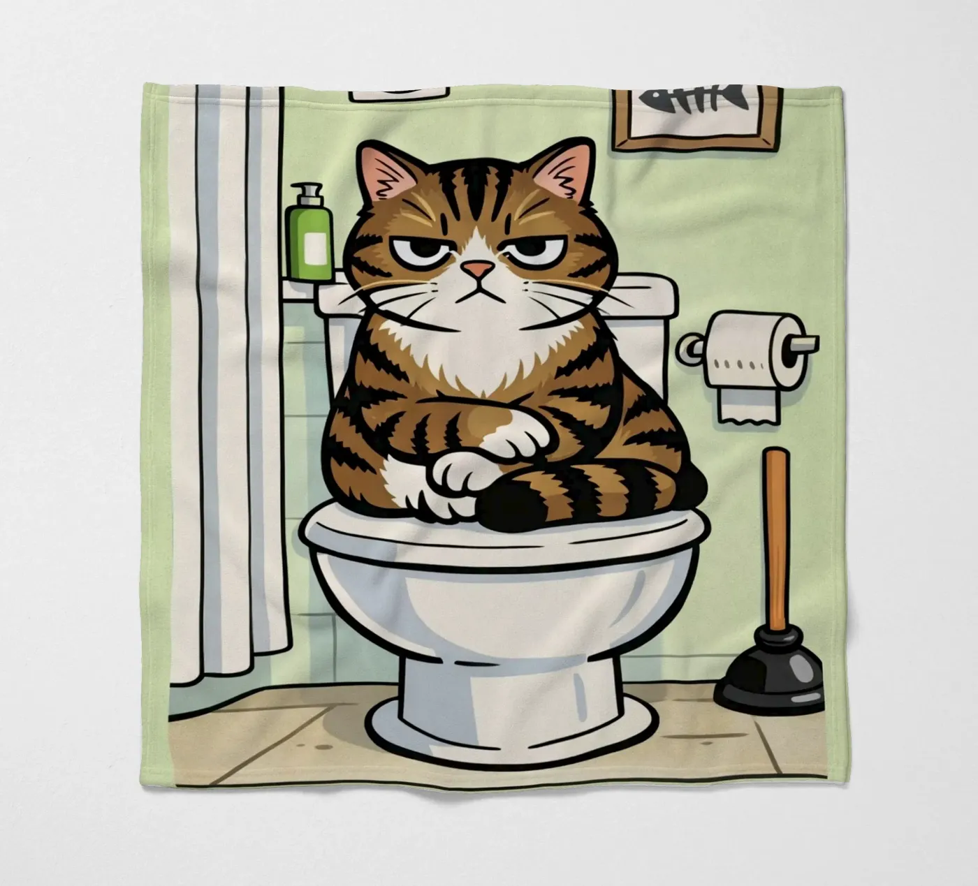 echt weer kat fleecedeken van dahlianz