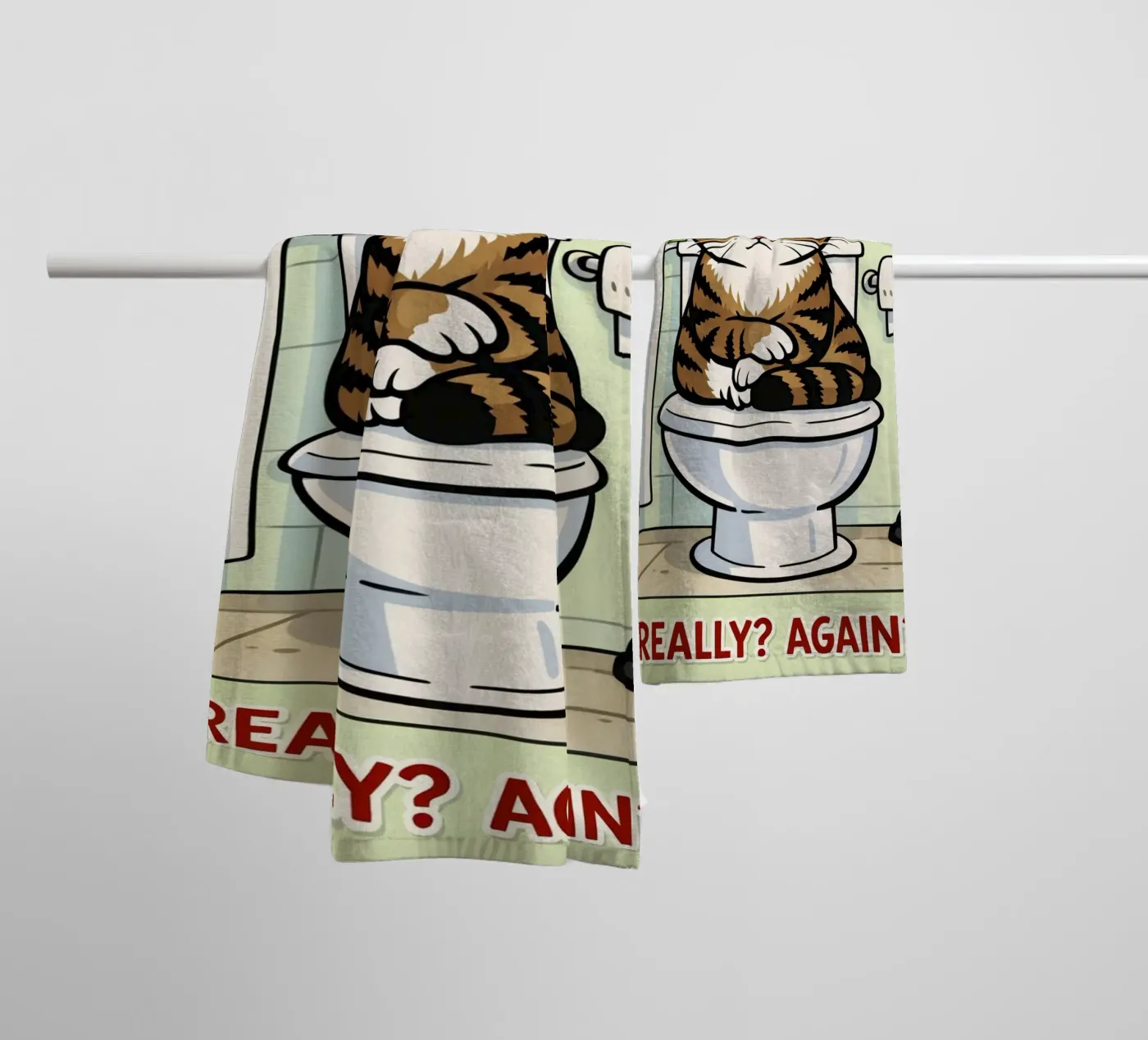 really again cat towel by dahlianz