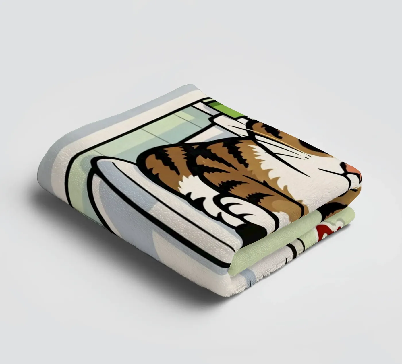 really again cat towel by dahlianz