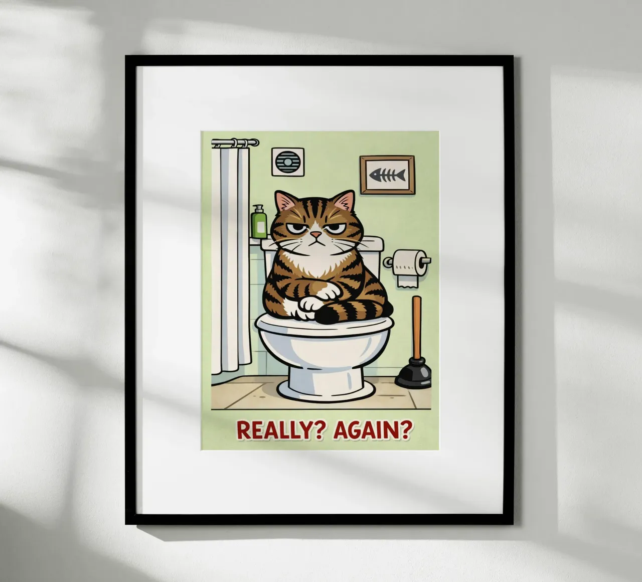 really again cat poster by dahlianz