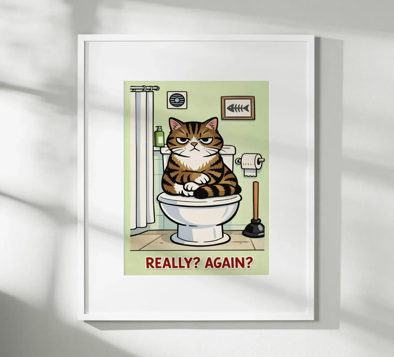 really again cat poster by dahlianz
