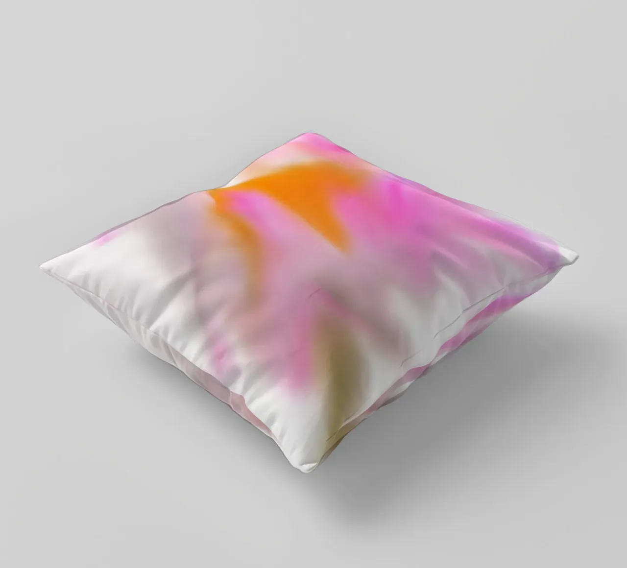 Piccolo fiore rosa sfocato artisticamente cuscino da Something for you