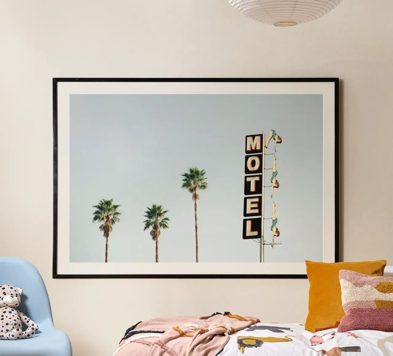 Insegna del Diving Ladies Motel poster da Kathrin Pienaar