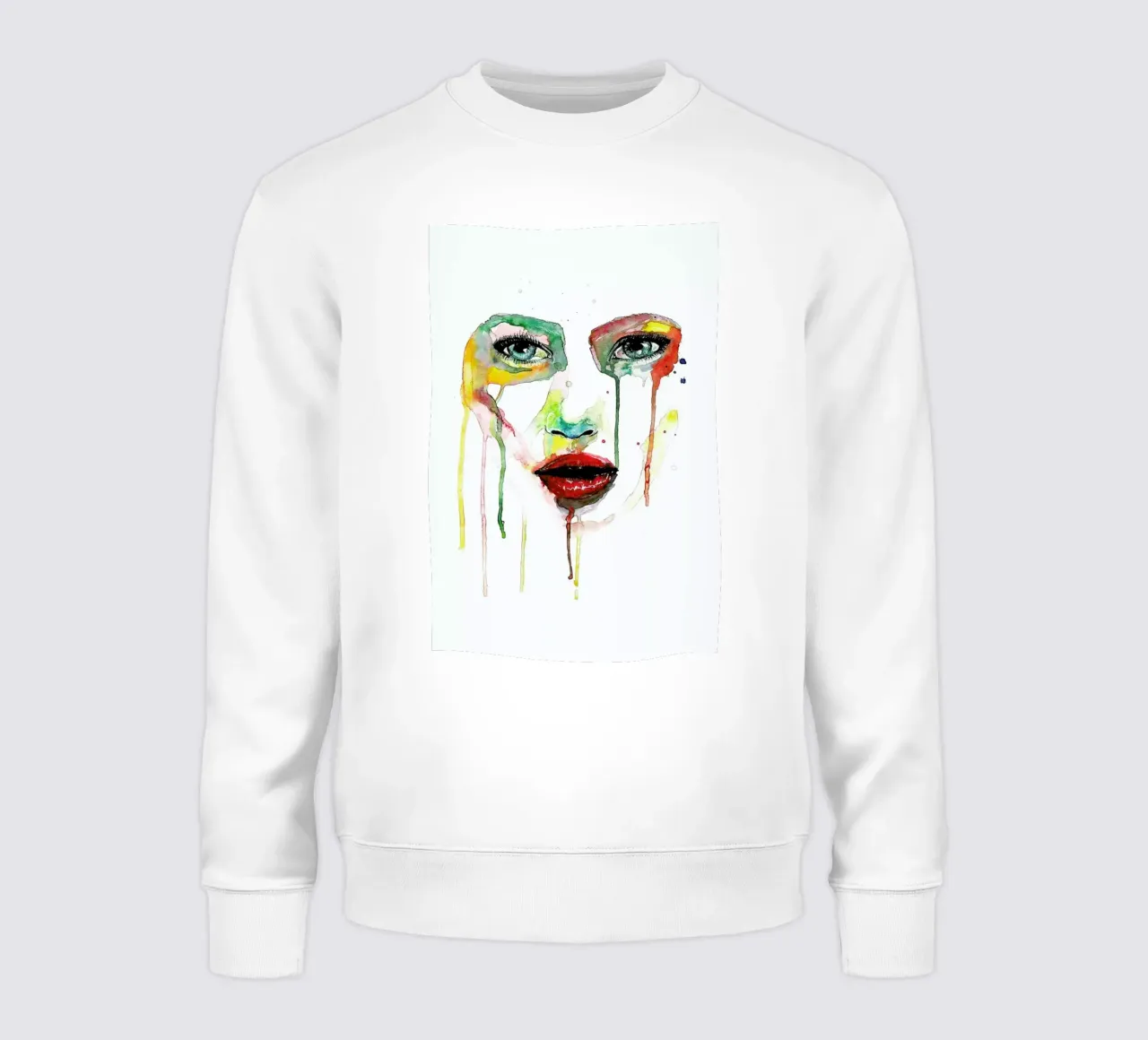 Crying Green felpa da Mathilde Olsen