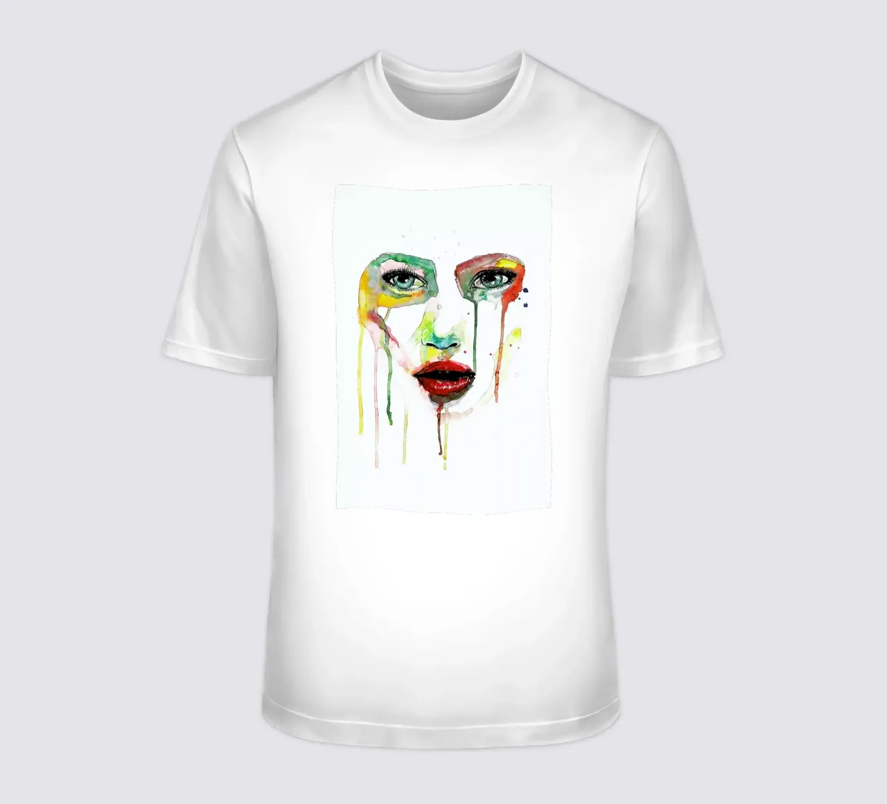 Crying Green t-shirt da Mathilde Olsen