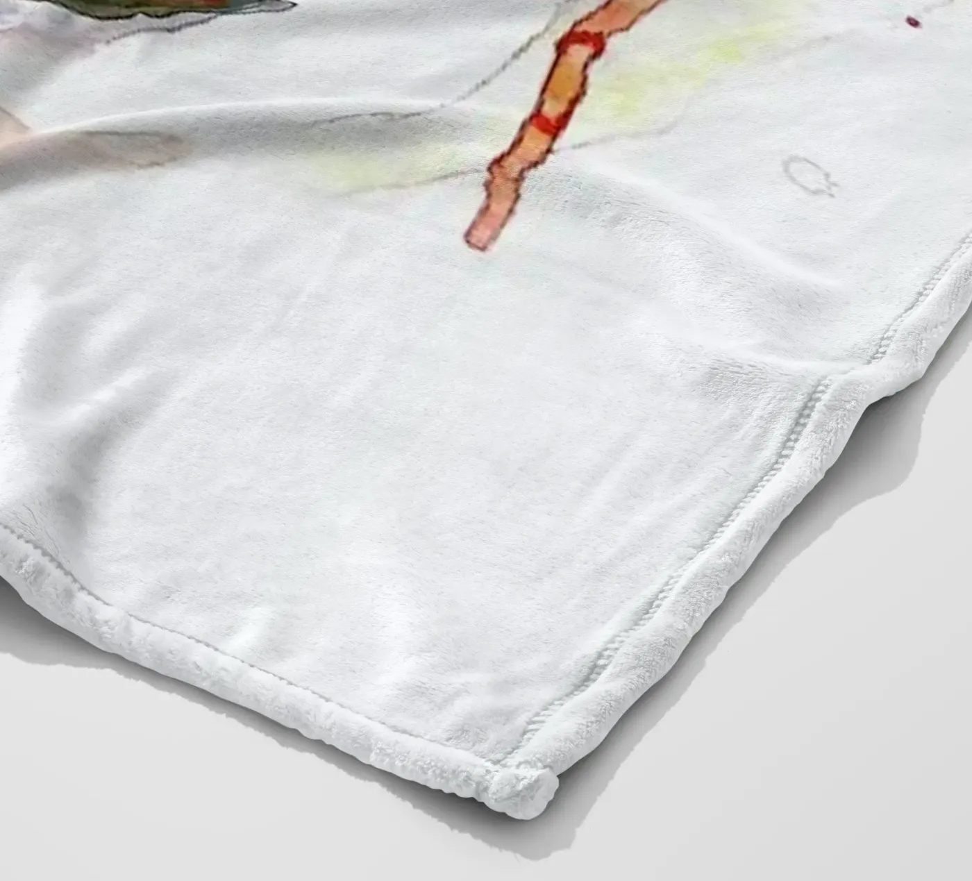 Crying Green fleecedeken van Mathilde Olsen