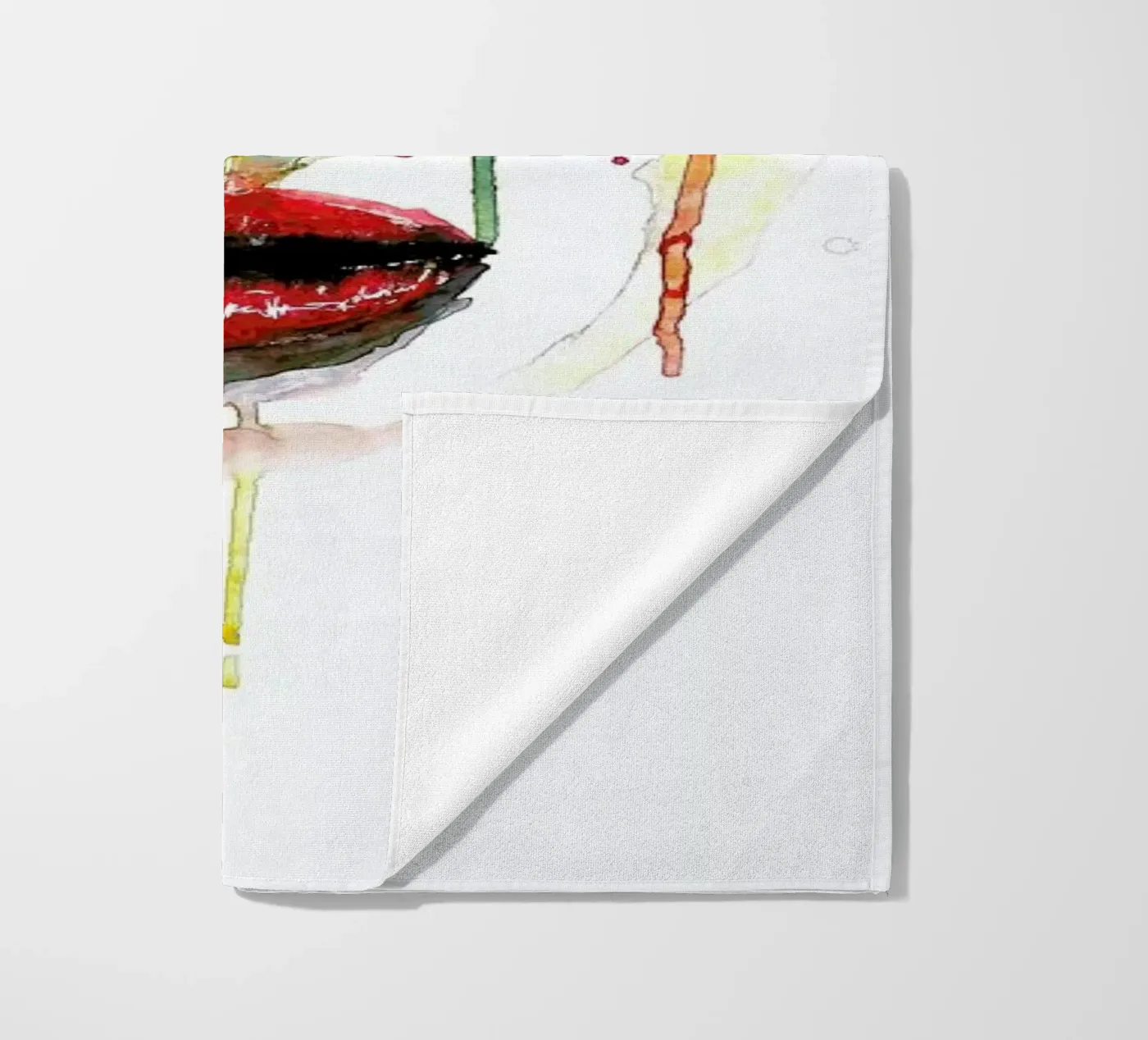 Crying Green telo mare da Mathilde Olsen