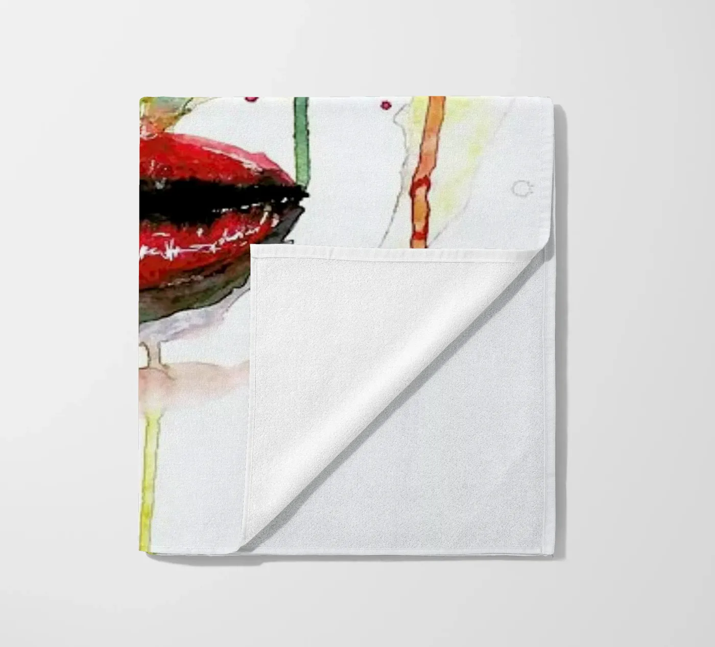 Crying Green telo mare da Mathilde Olsen