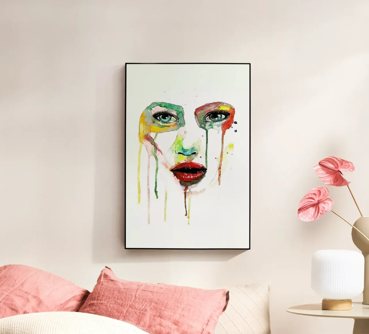 Crying Green plexiglass da Mathilde Olsen