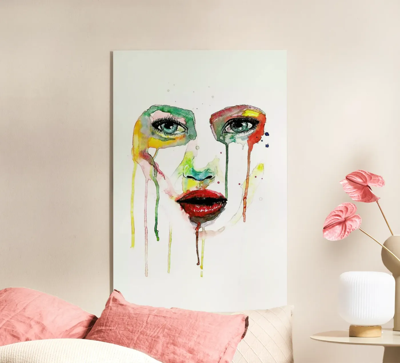 Crying Green plexiglass da Mathilde Olsen