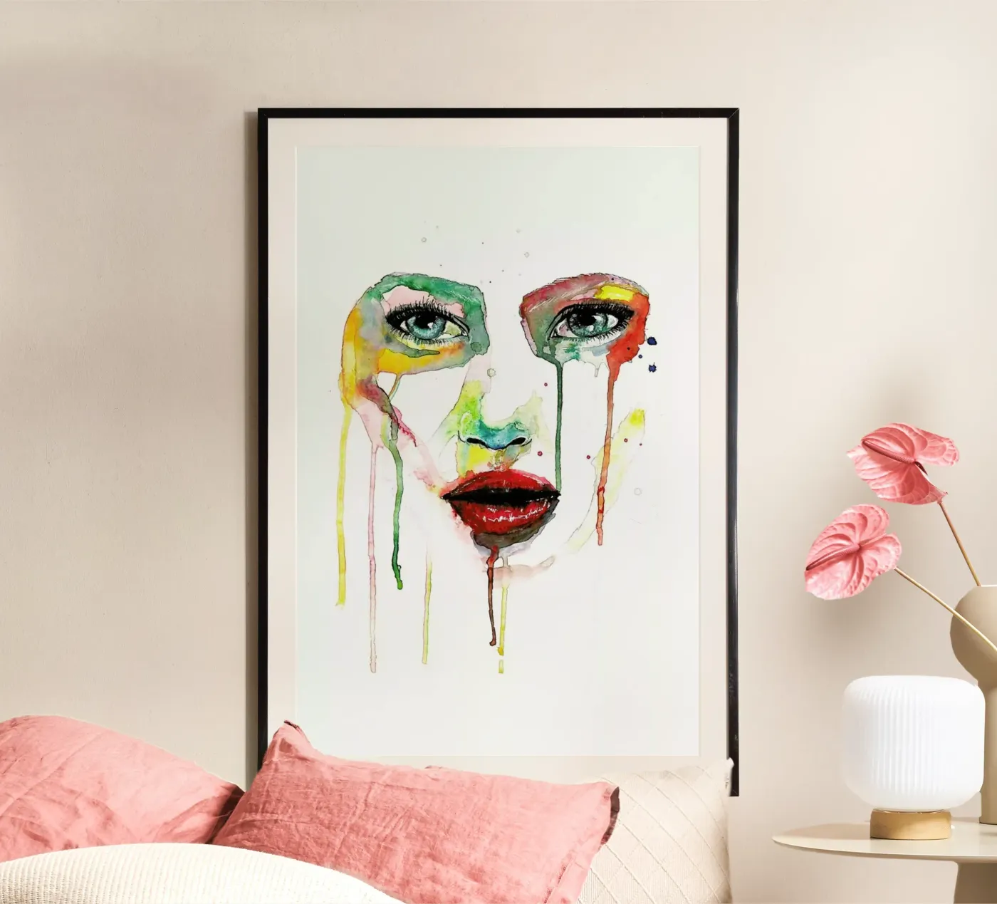 Crying Green poster da Mathilde Olsen