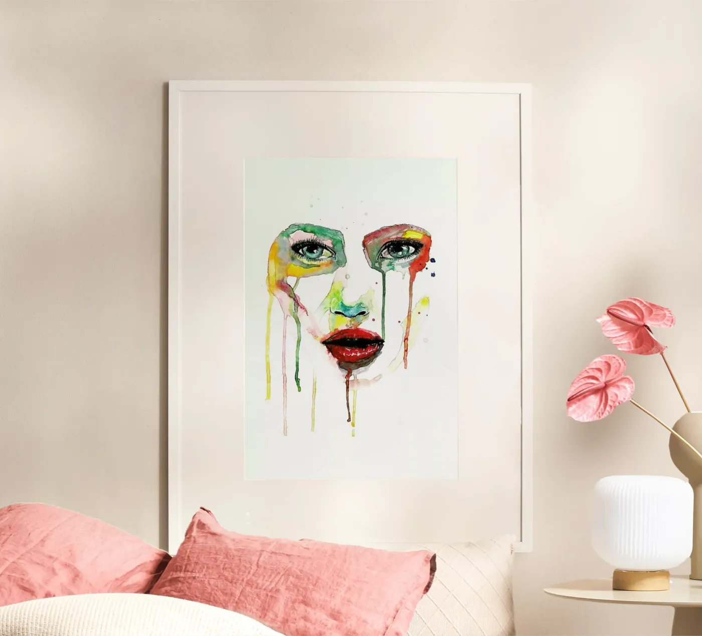 Crying Green poster da Mathilde Olsen