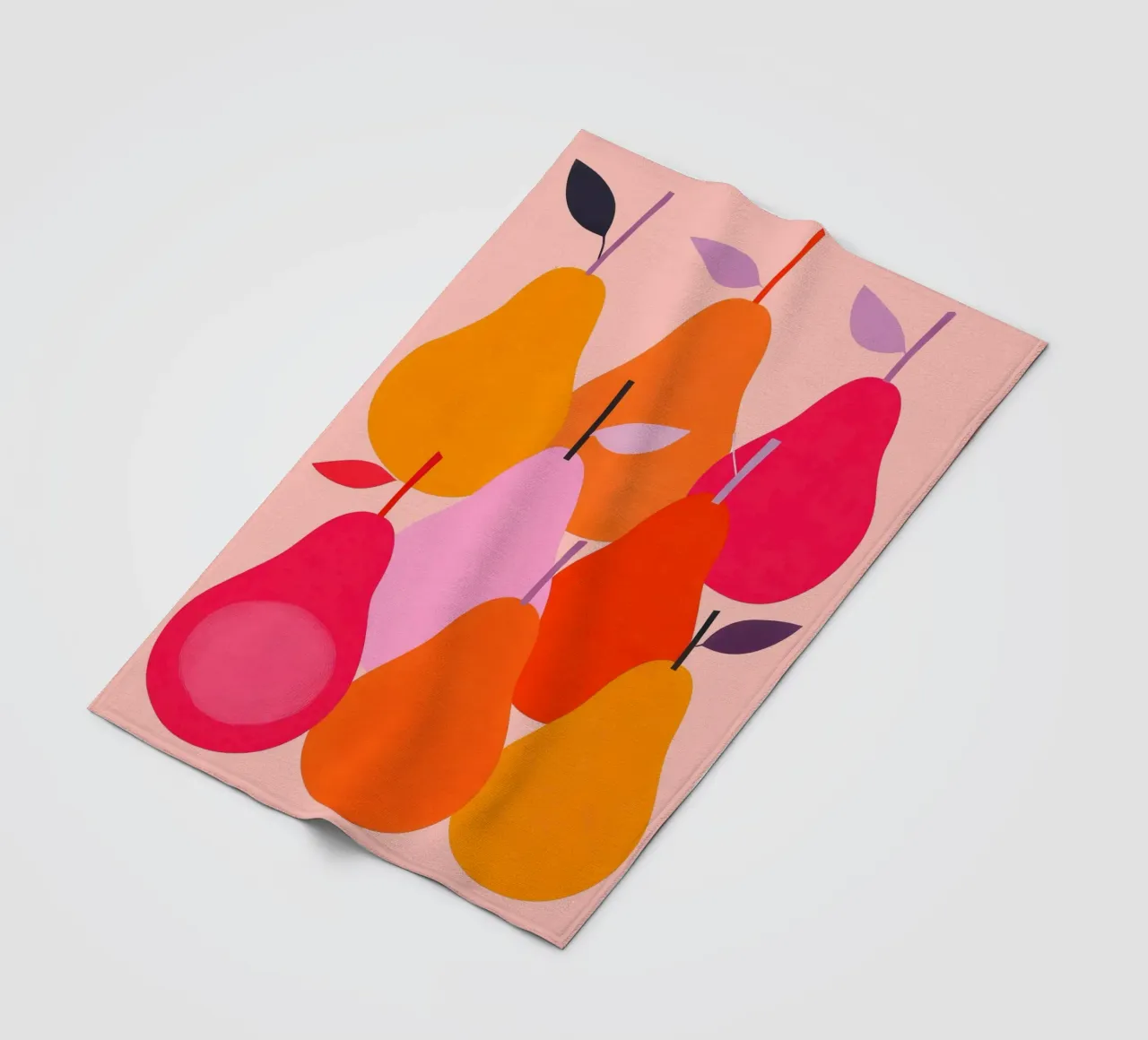 Birnen Fleecedecke von M.A.Z.U.N.