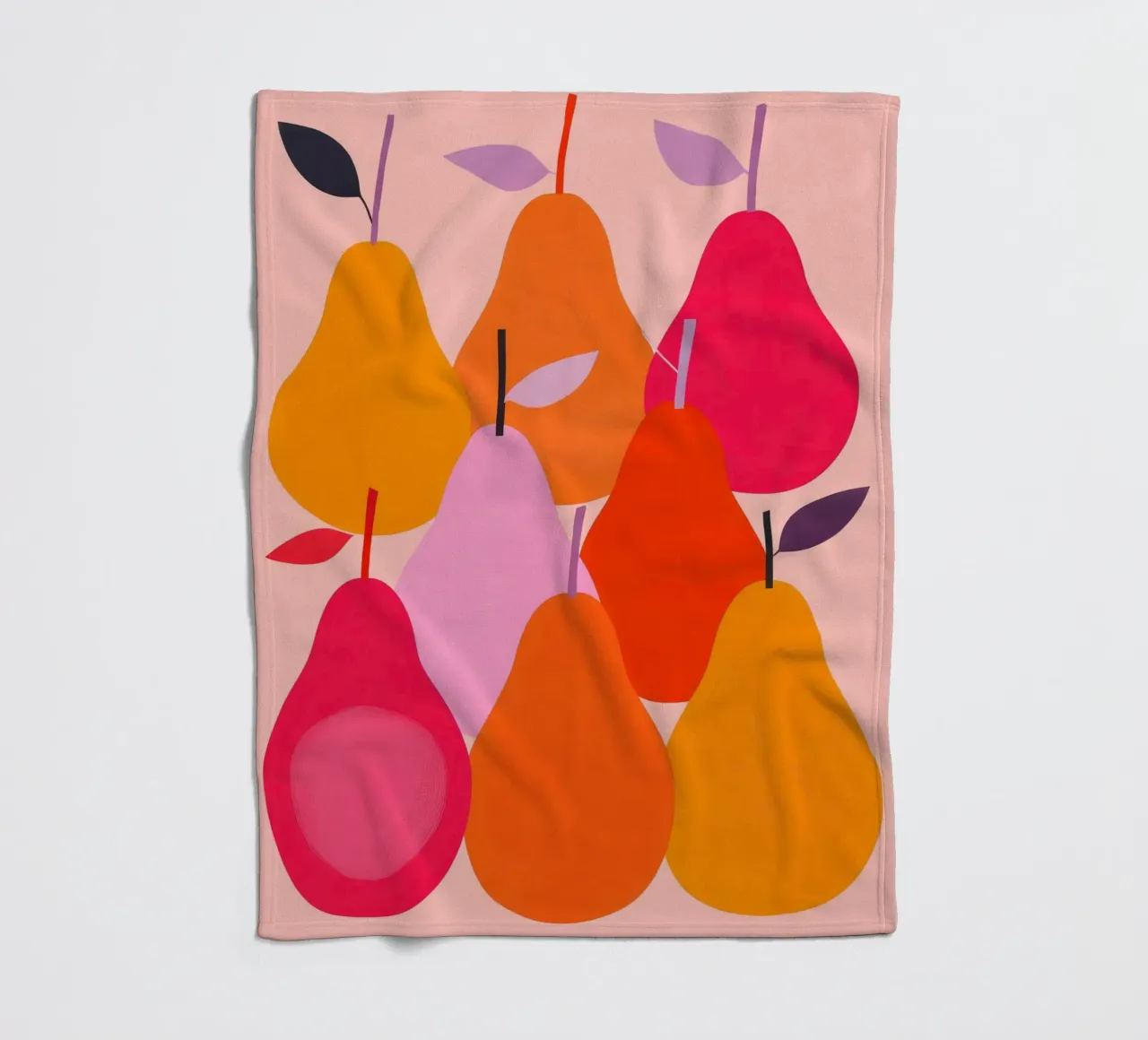 Birnen Fleecedecke von M.A.Z.U.N.