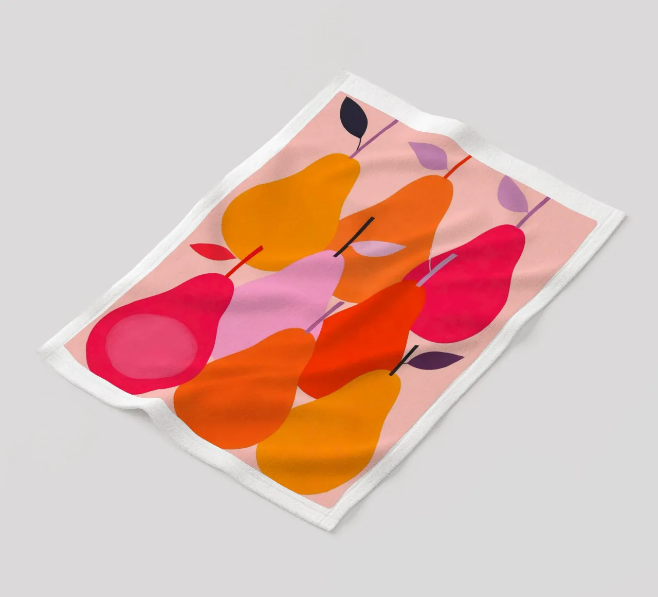 Birnen Fleecedecke von M.A.Z.U.N.