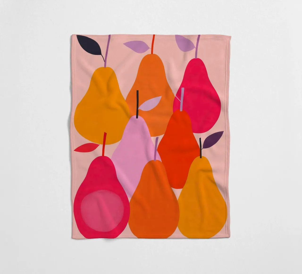 Birnen Fleecedecke von M.A.Z.U.N.