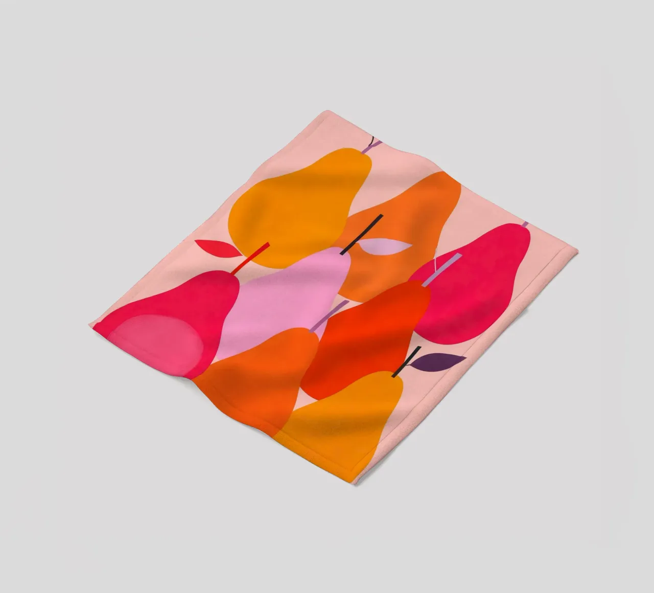 Birnen Fleecedecke von M.A.Z.U.N.