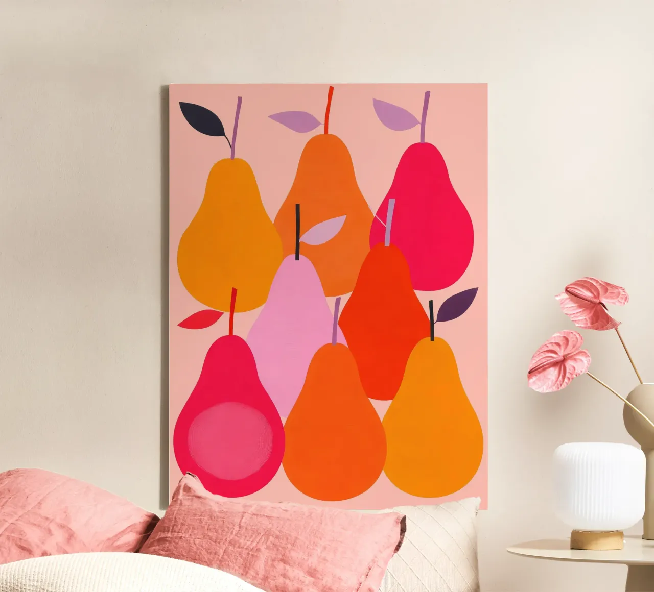 Pears canvas by M.A.Z.U.N.