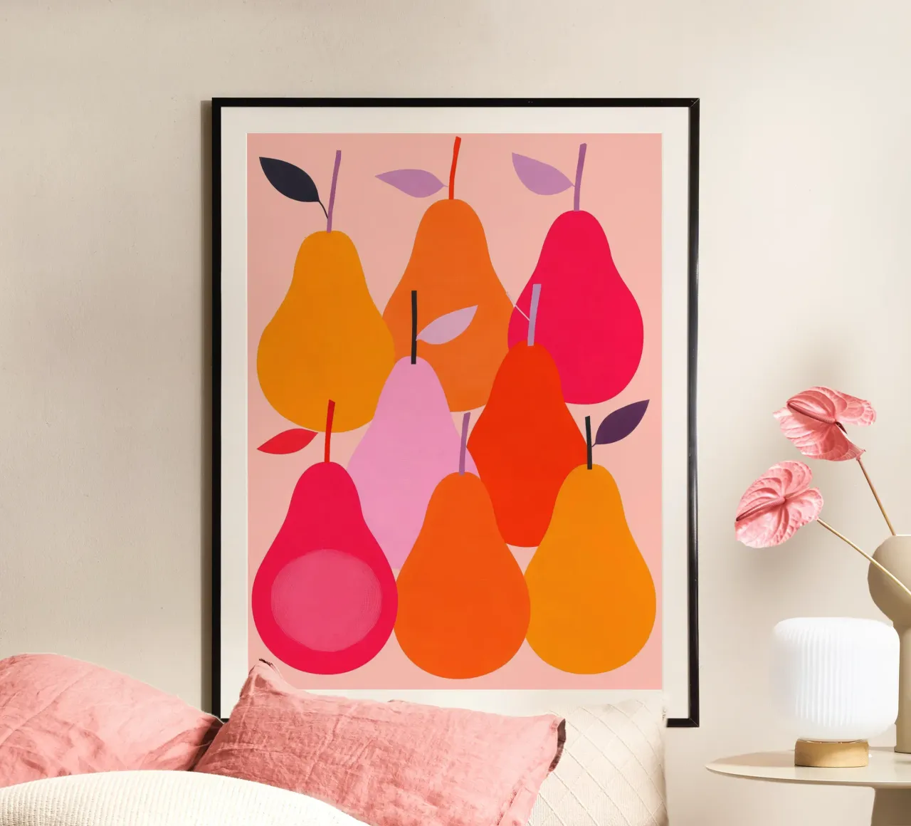 Pears poster by M.A.Z.U.N.