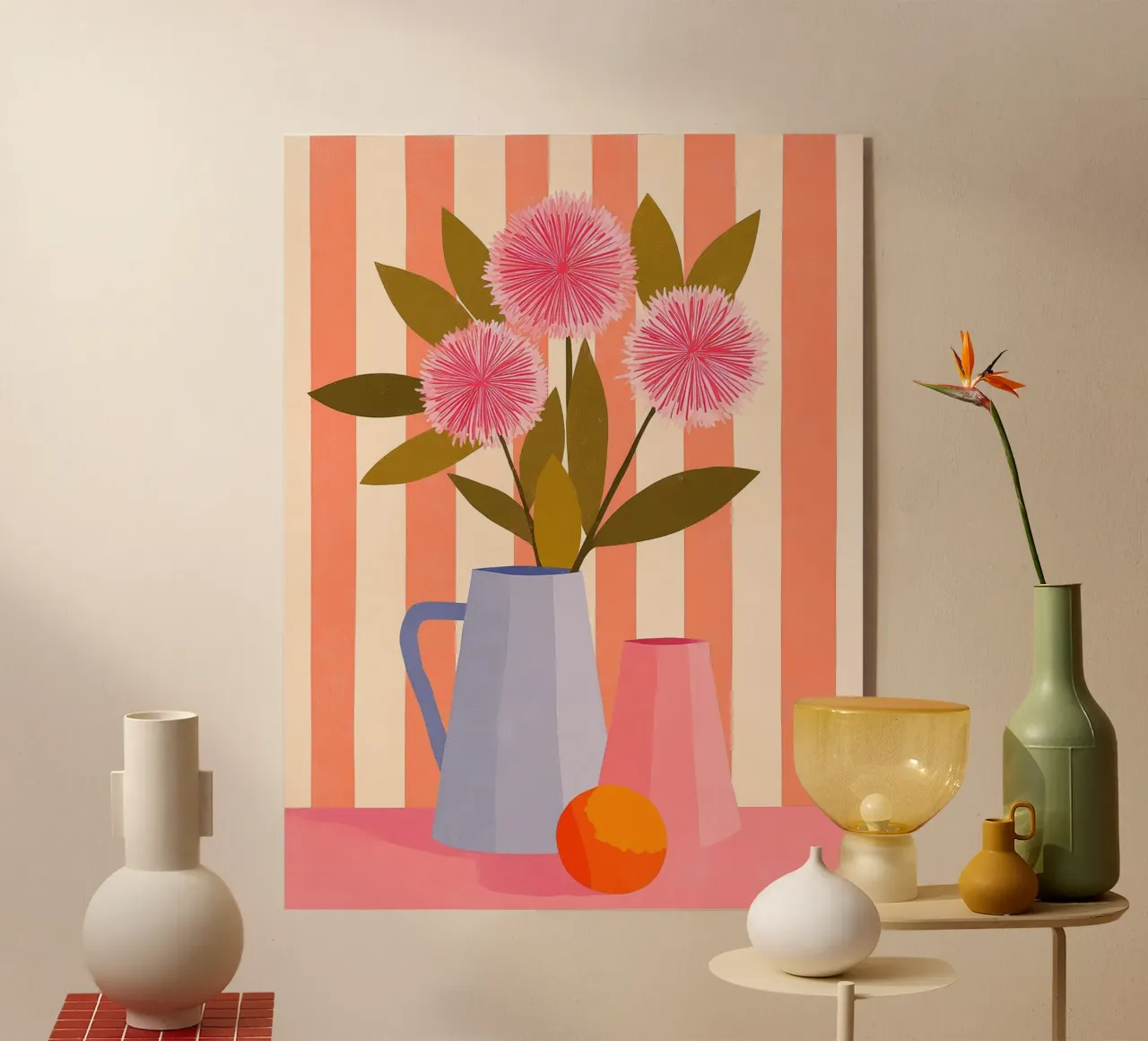 Fiori rosa plexiglass da M.A.Z.U.N.