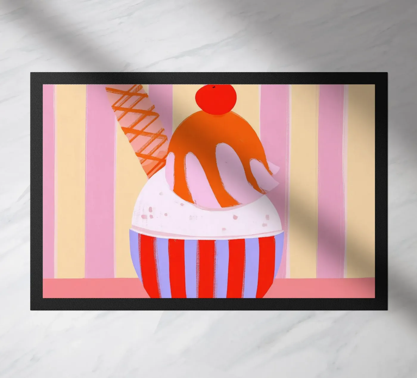 Eiscreme Fußmatte von M.A.Z.U.N.