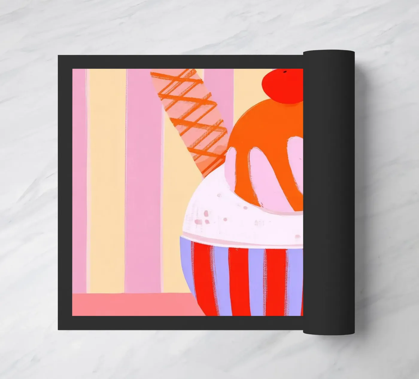 Eiscreme Fußmatte von M.A.Z.U.N.