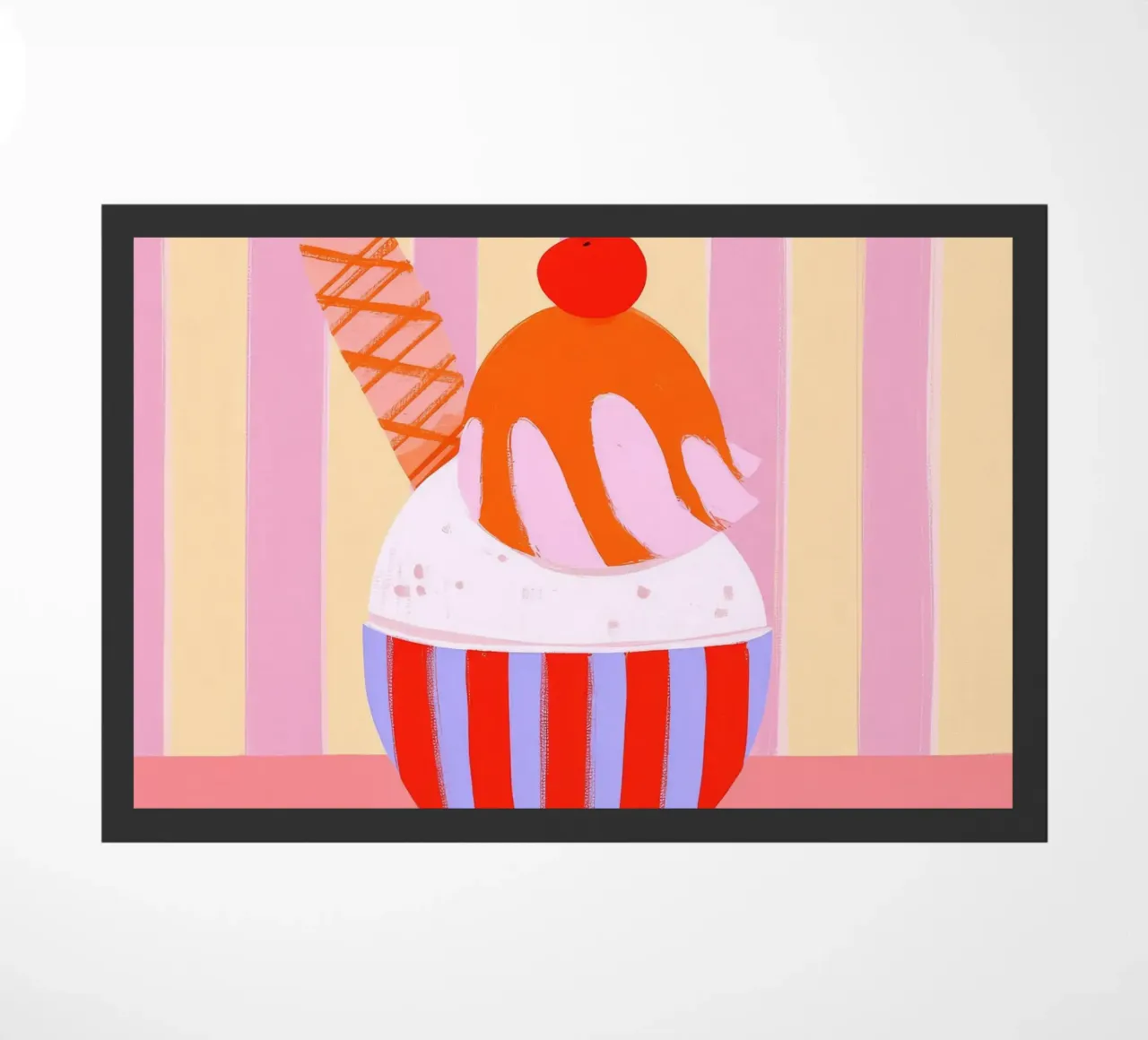 IJs deurmat van M.A.Z.U.N.