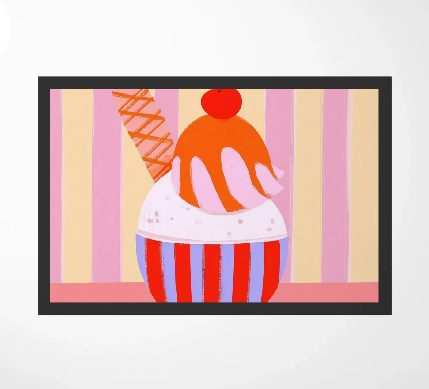 Eiscreme Fußmatte von M.A.Z.U.N.