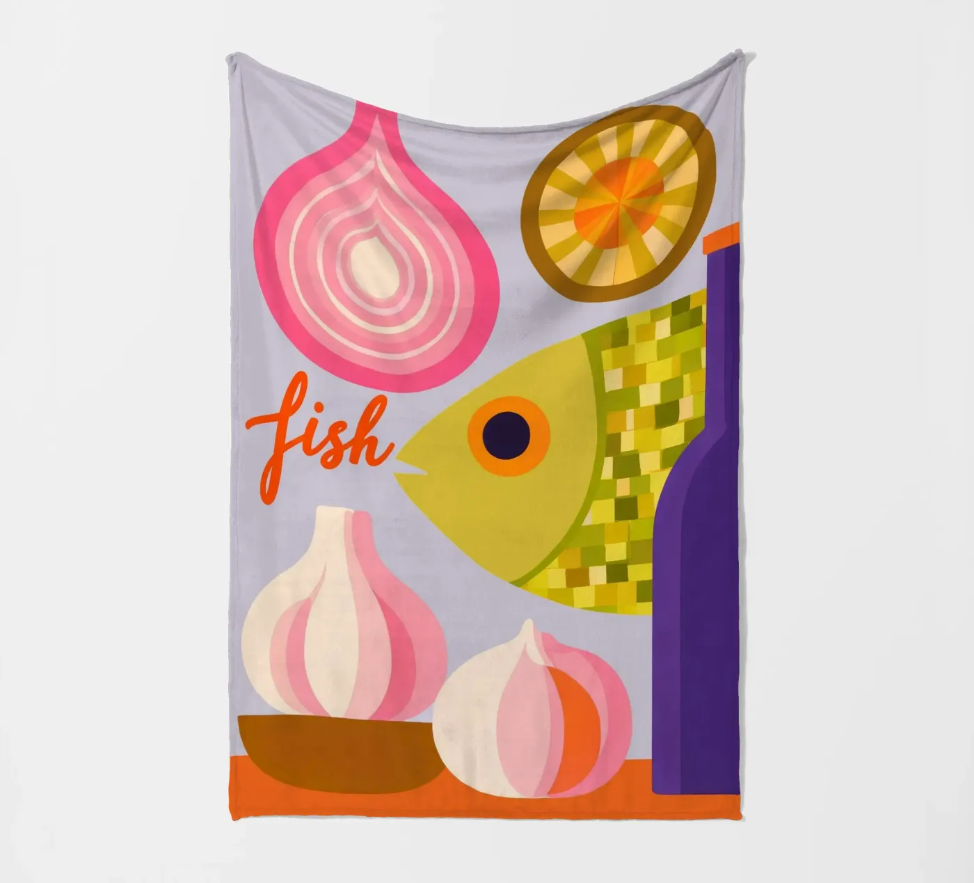 Fish plaid polaire de M.A.Z.U.N.