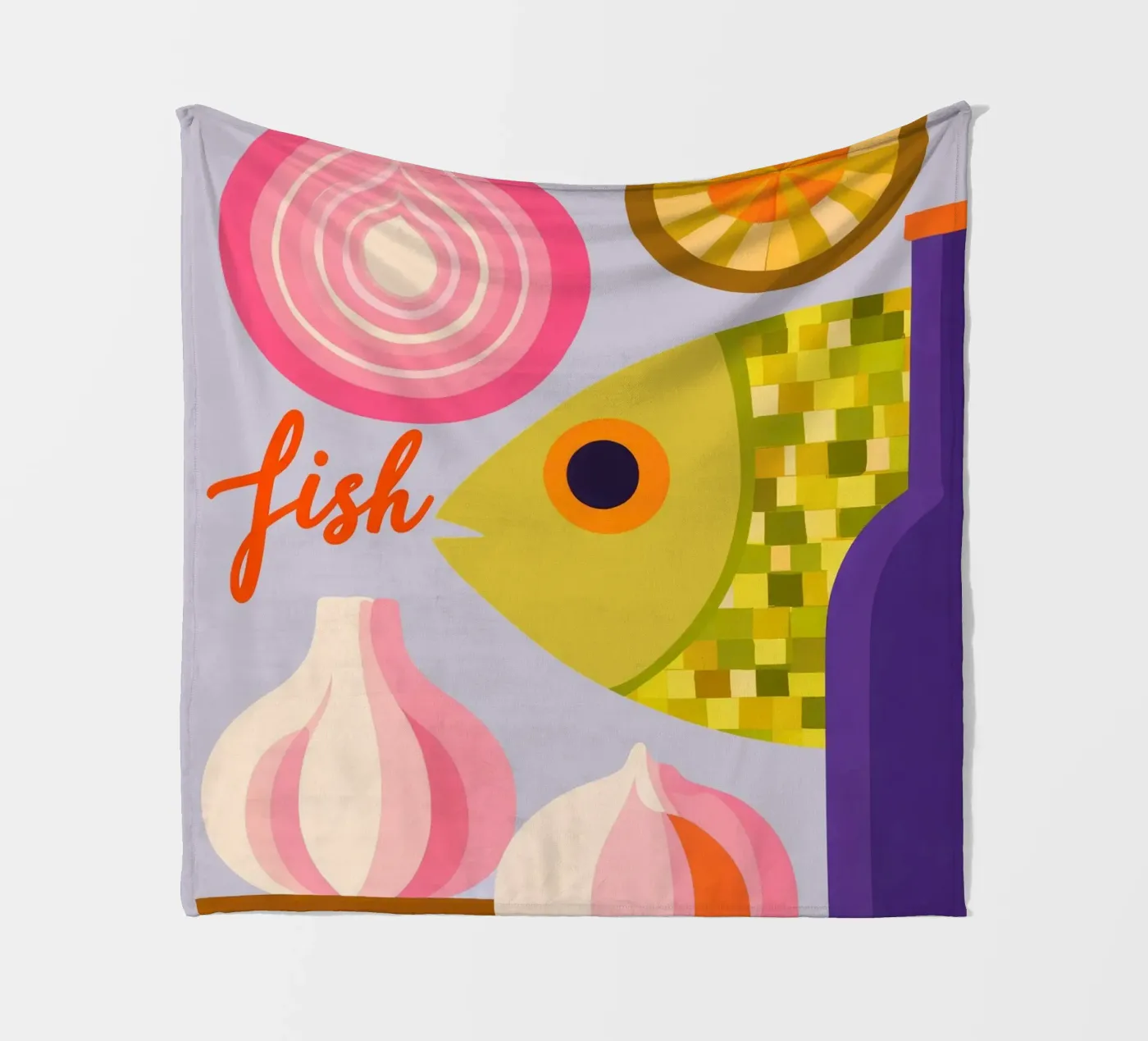 Fish plaid polaire de M.A.Z.U.N.