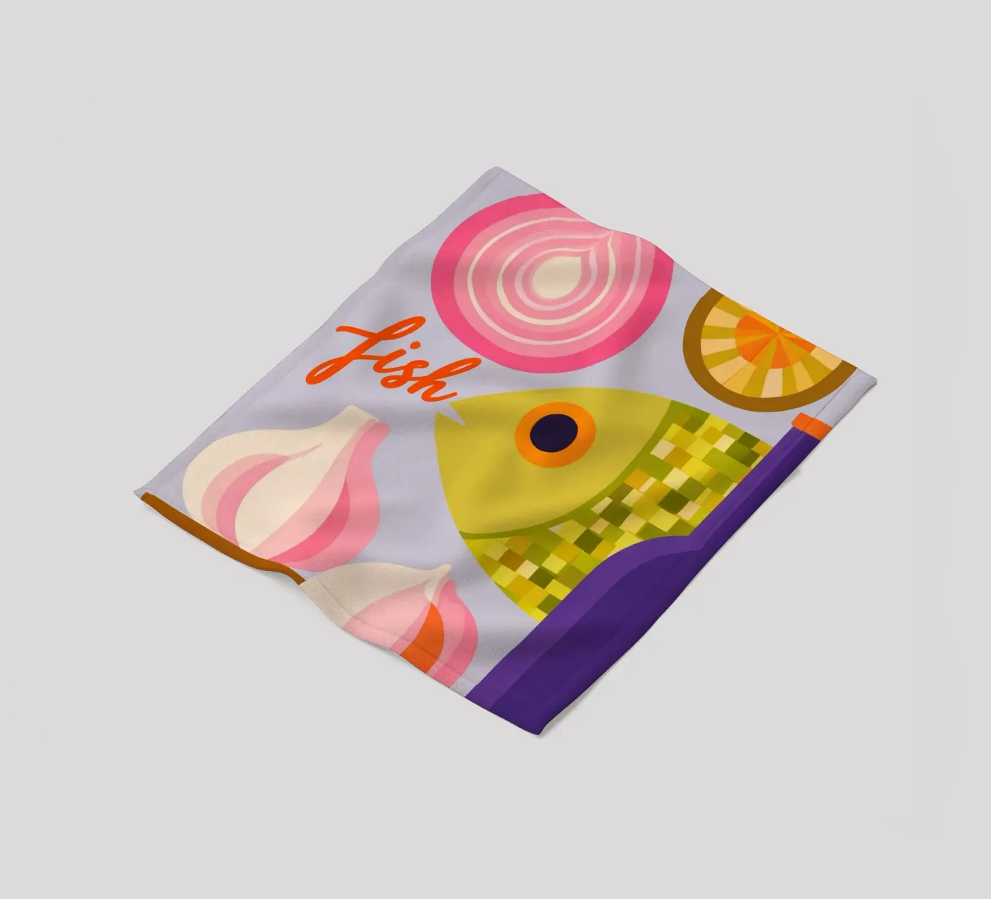 Fish plaid polaire de M.A.Z.U.N.