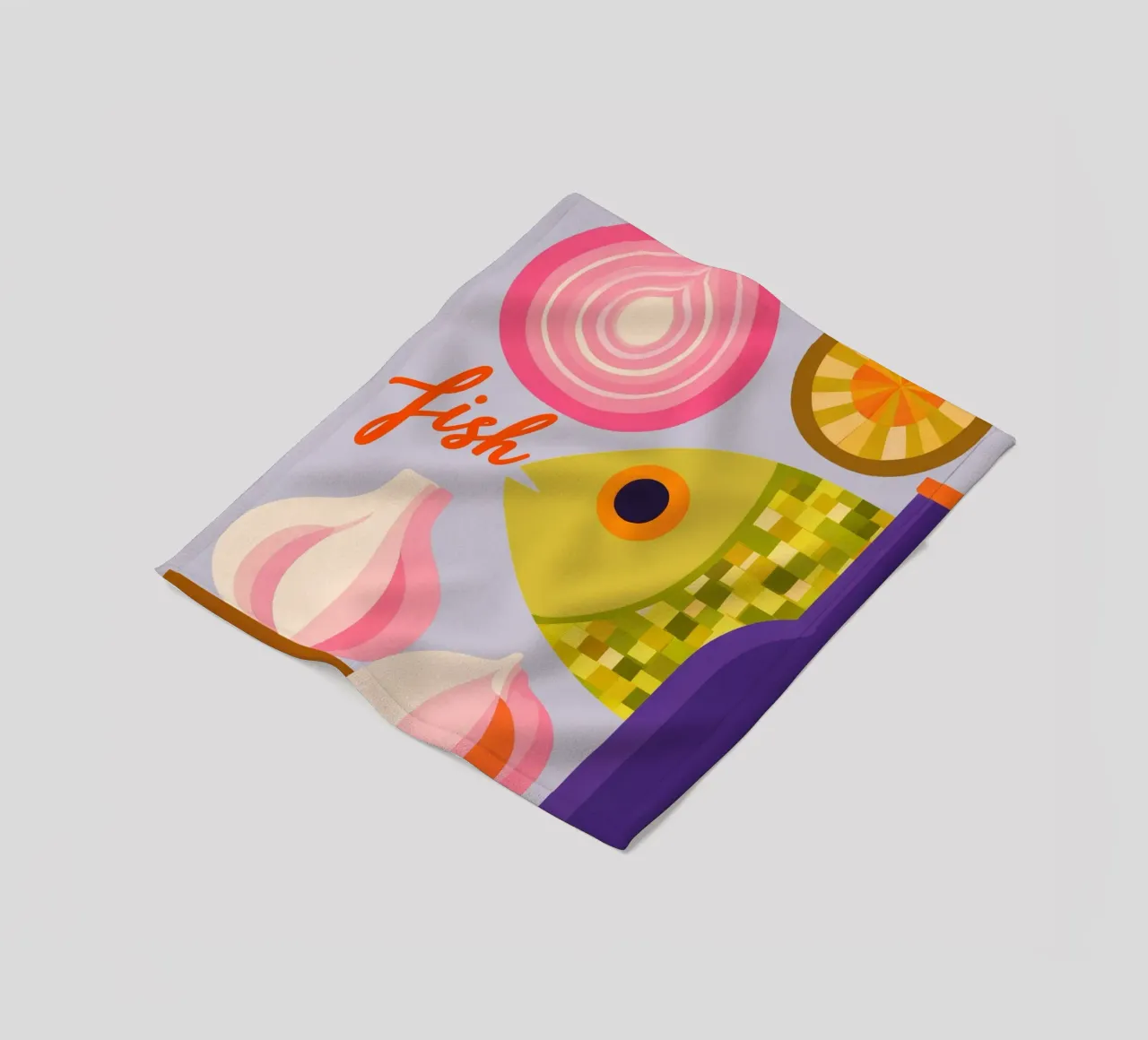 Vis fleecedeken van M.A.Z.U.N.