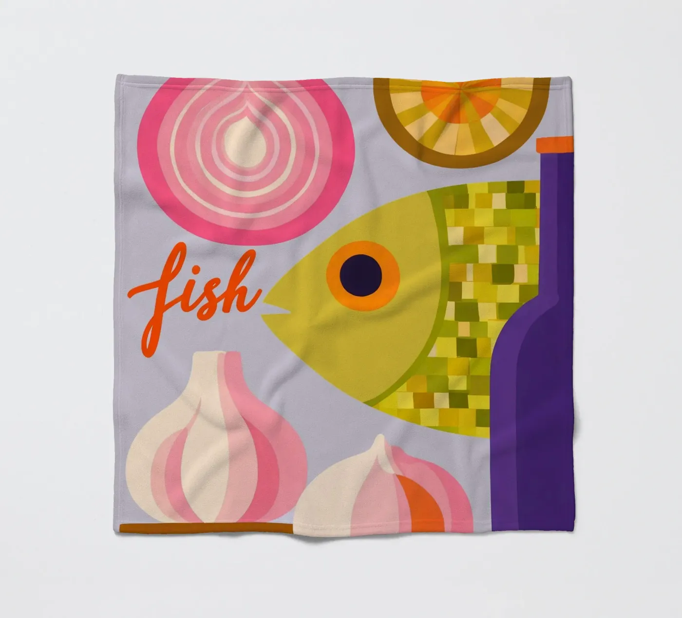 Fish plaid polaire de M.A.Z.U.N.