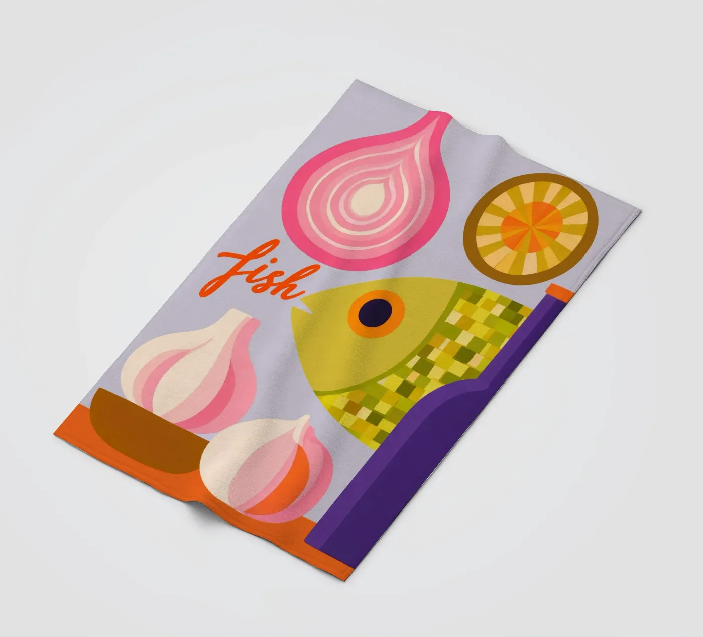 Fish plaid polaire de M.A.Z.U.N.