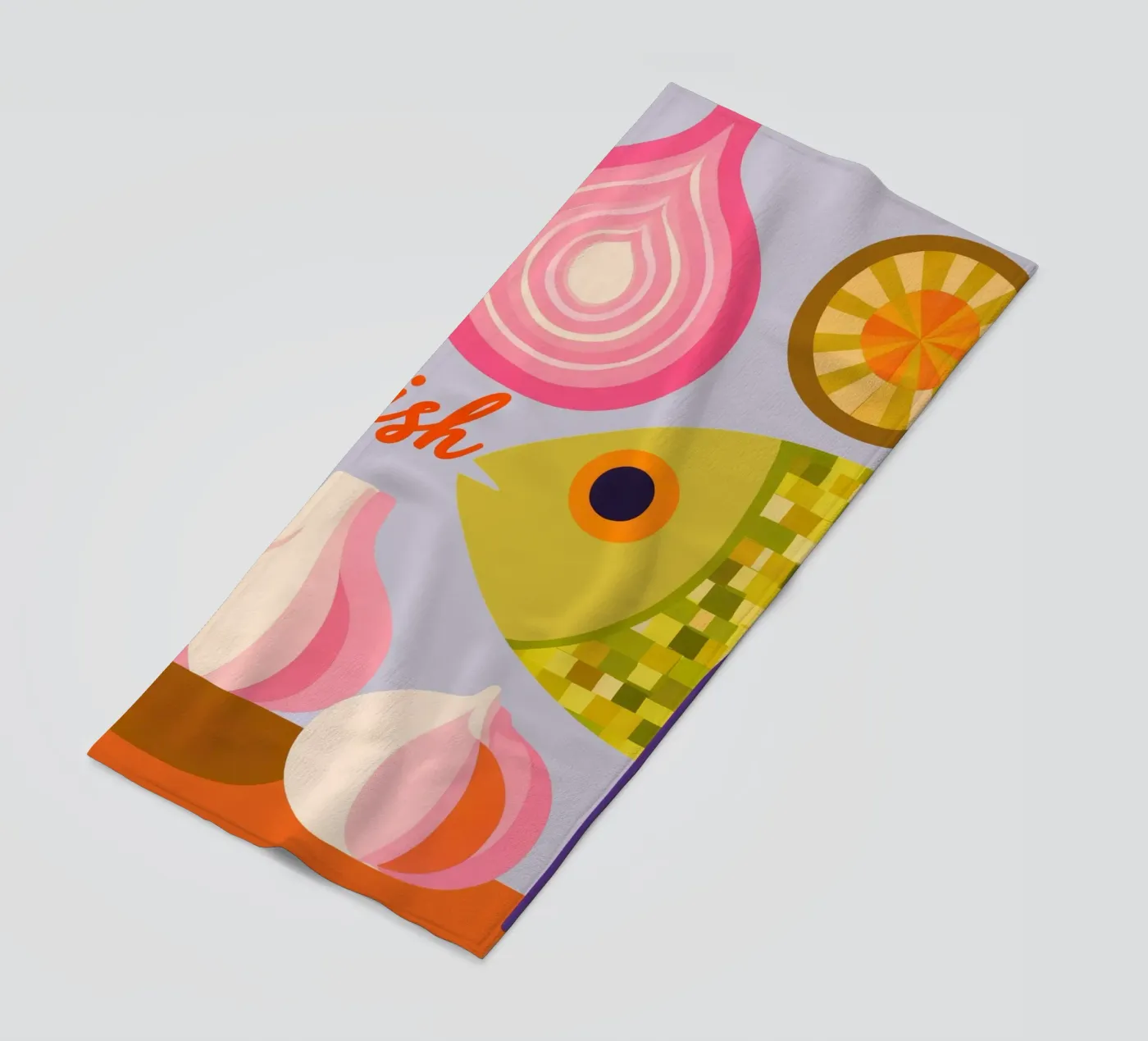 Fish beach towel by M.A.Z.U.N.