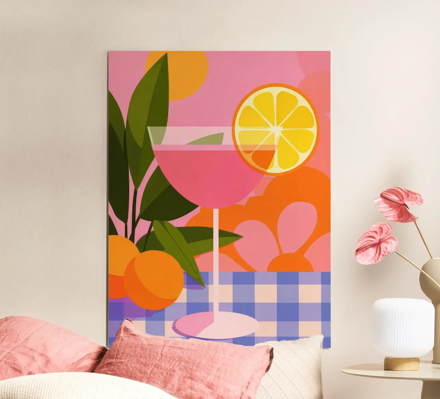 Cocktail rosa poster da M.A.Z.U.N.