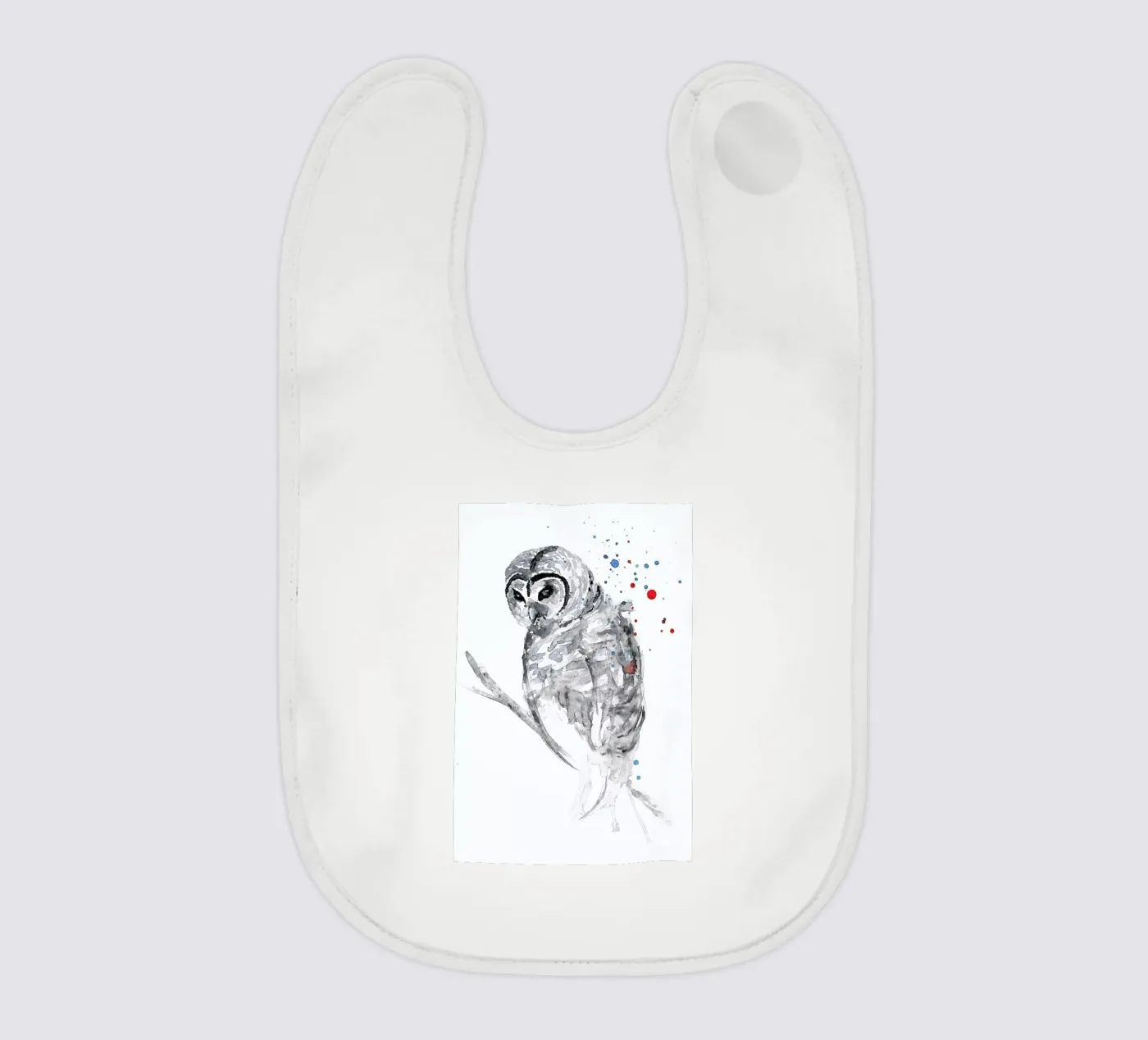 Winter Bird Babylätzchen von Mathilde Olsen