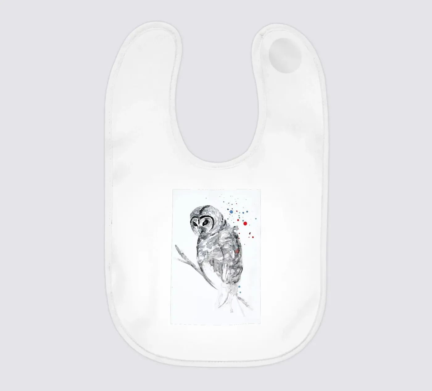 Winter Bird Babylätzchen von Mathilde Olsen