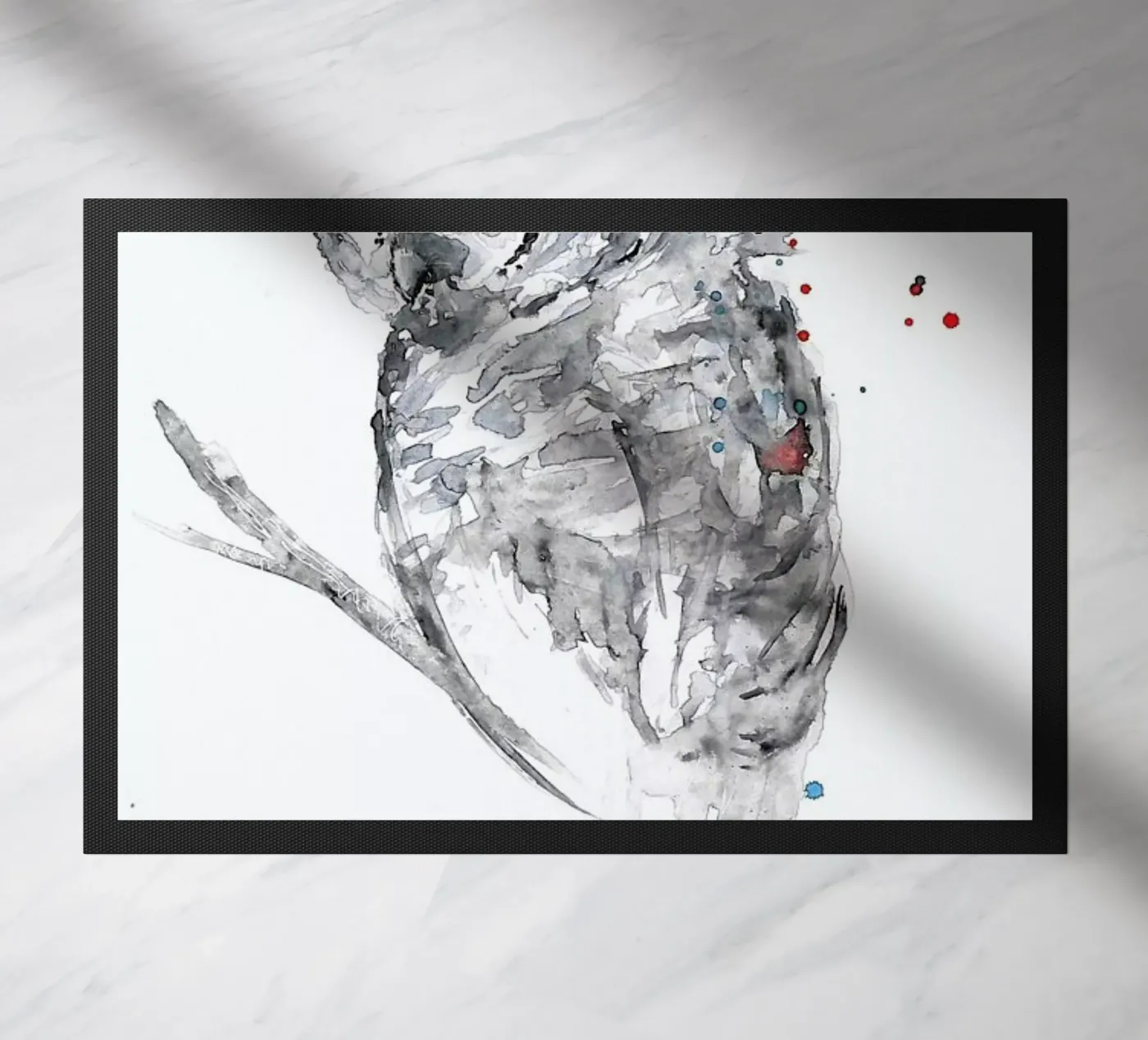 Winter Bird deurmat van Mathilde Olsen