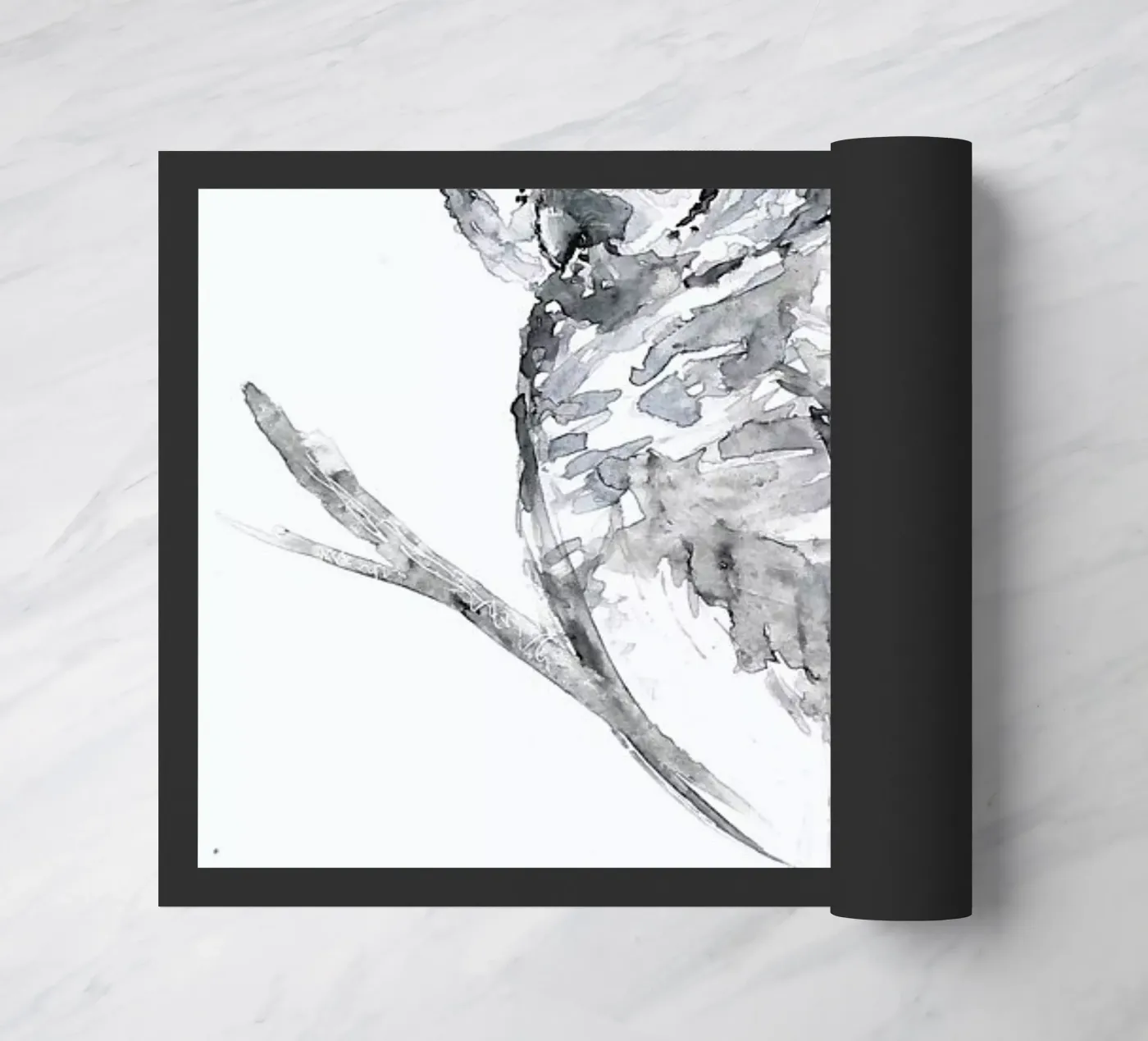 Winter Bird deurmat van Mathilde Olsen