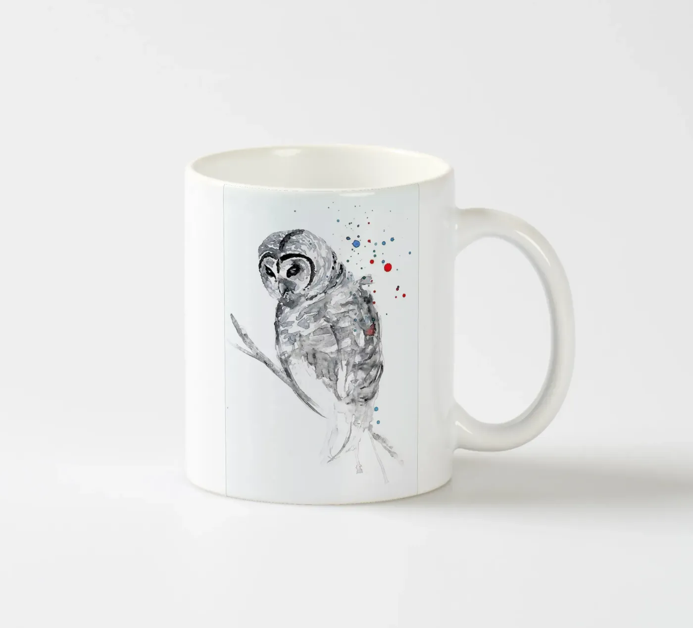 Winter Bird ceramic mug by Mathilde Olsen