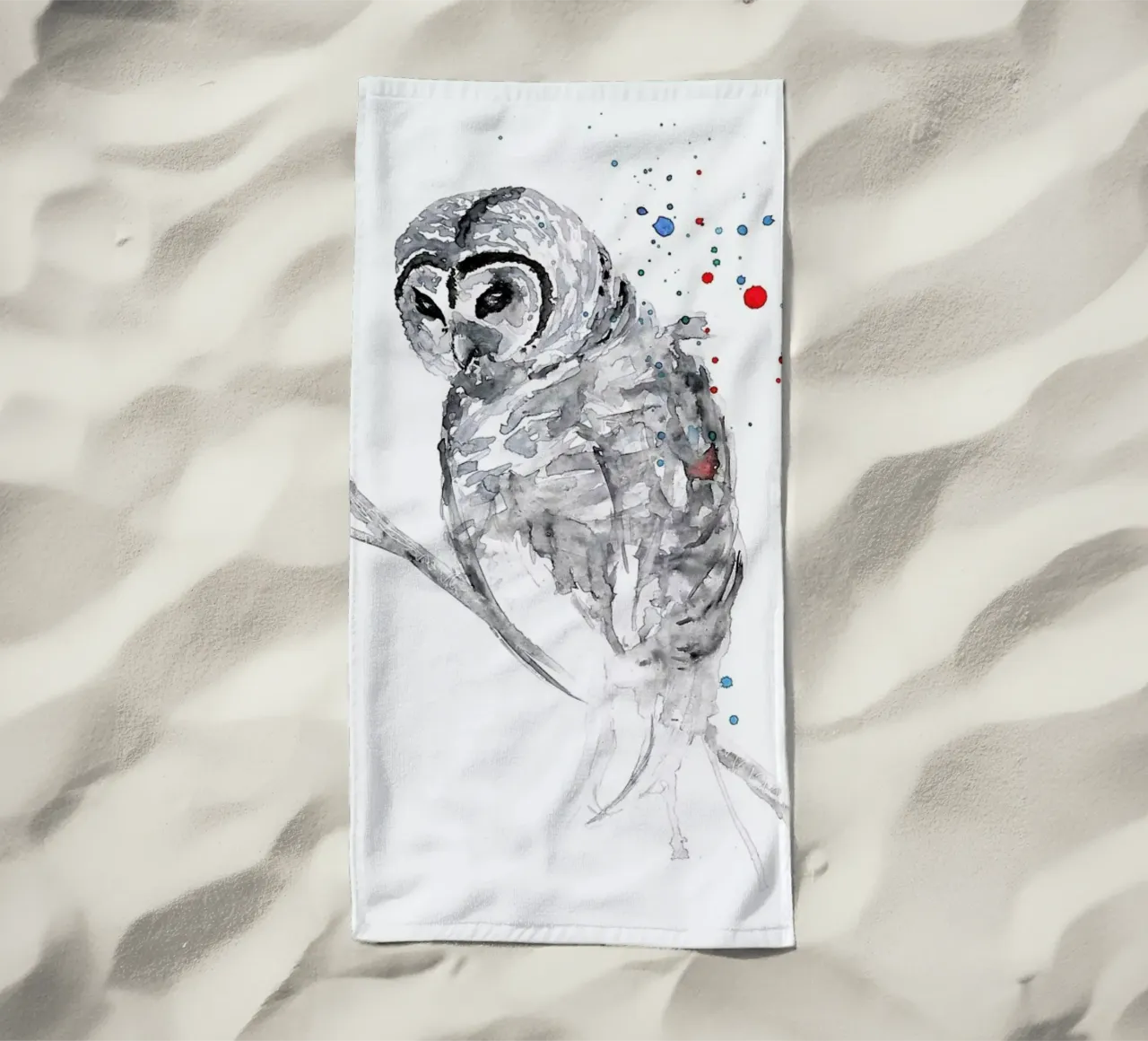 Winter Bird telo mare da Mathilde Olsen