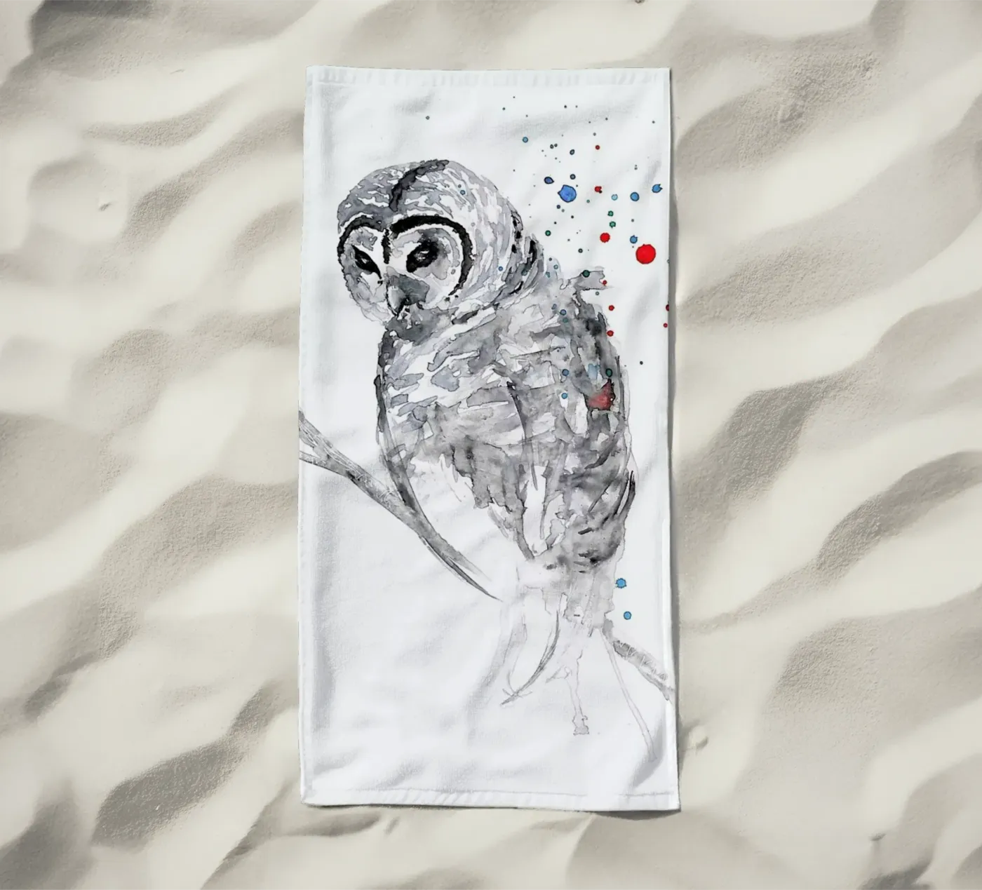 Winter Bird telo mare da Mathilde Olsen