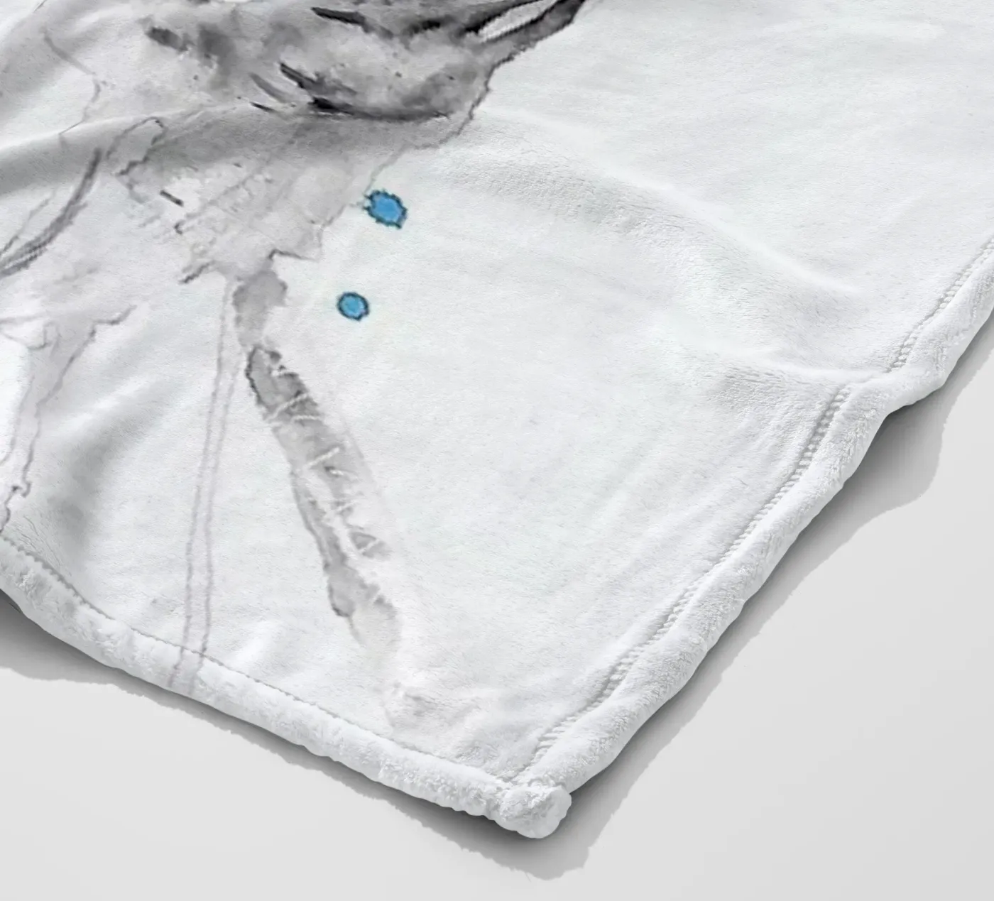 Winter Bird fleecedeken van Mathilde Olsen