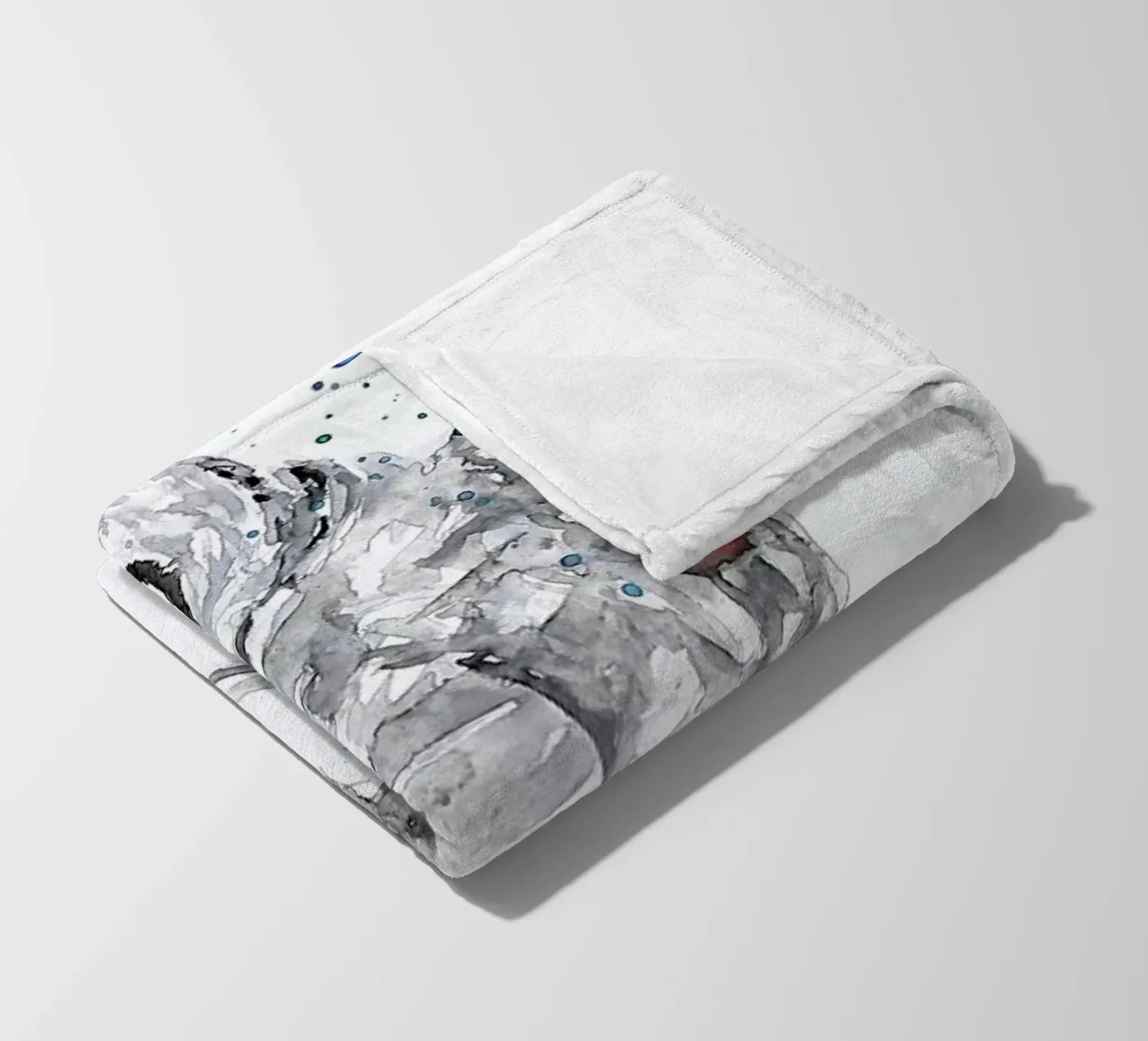 Winter Bird fleecedeken van Mathilde Olsen