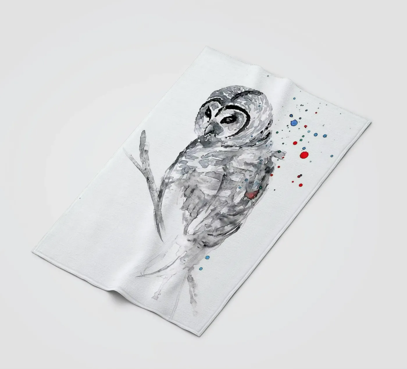 Winter Bird fleecedeken van Mathilde Olsen