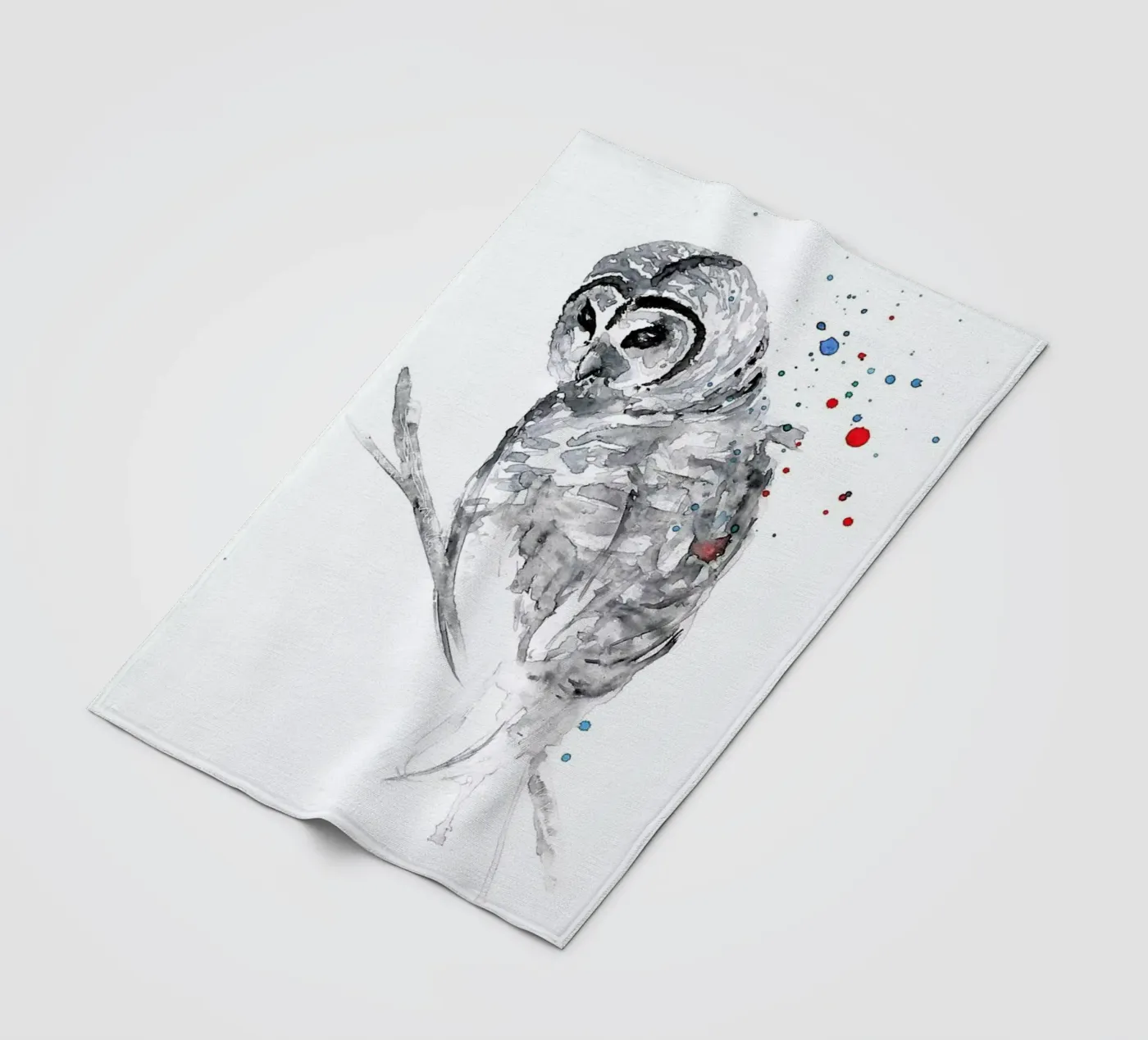 Winter Bird fleecedeken van Mathilde Olsen